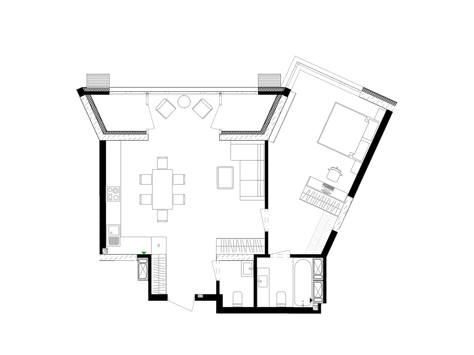 Продается 2-комнатная квартира 74.3 кв. м в Киеве, ул. Евгения Маланюка(Сагайдака), 101 - фото 1