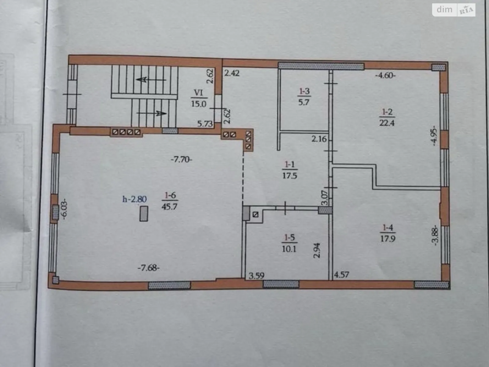 3-комнатная квартира 118.4 кв. м в Тернополе, ул. Билецкая, 16 - фото 1