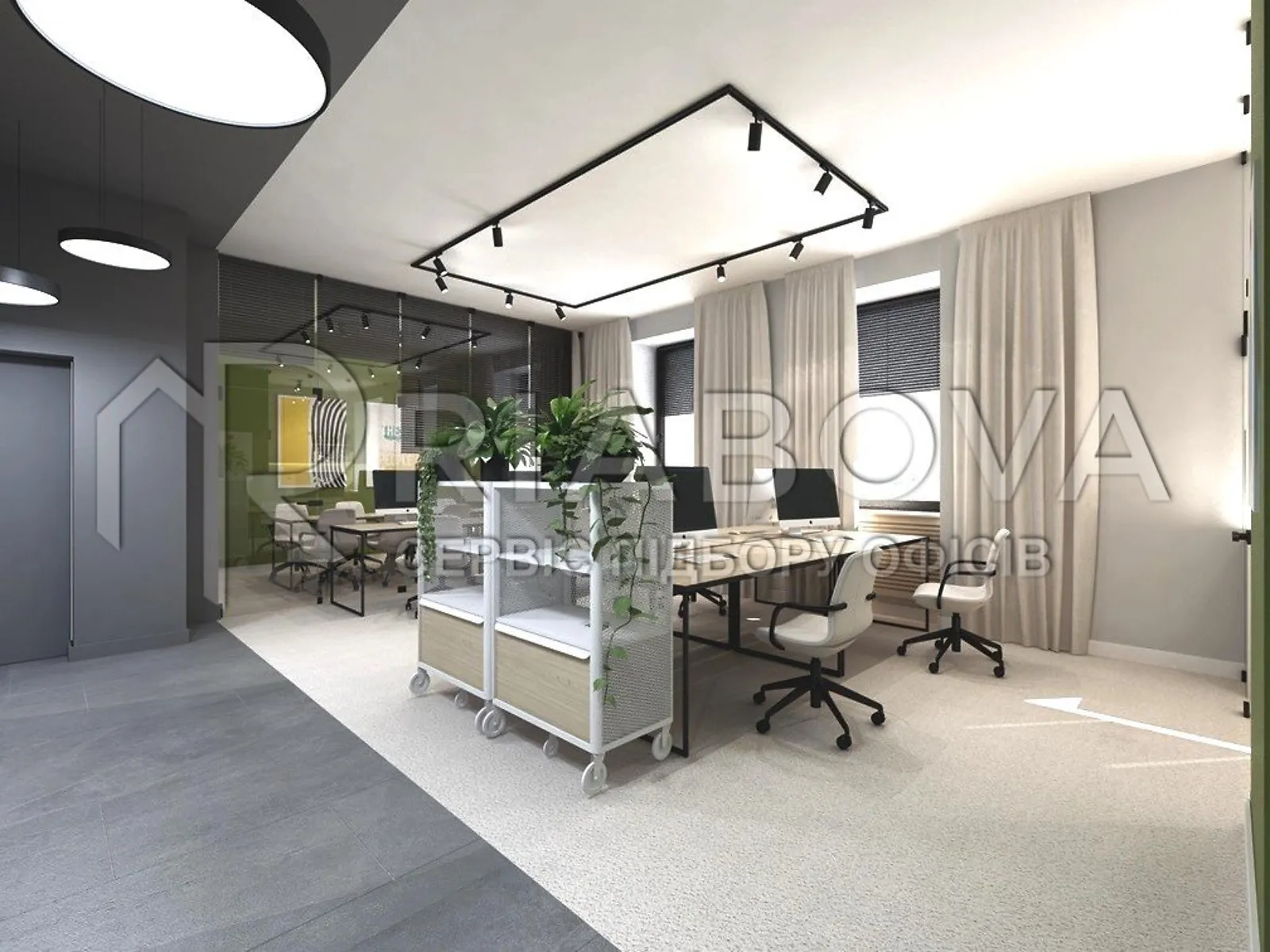 Сдается в аренду офис 75 кв. м в бизнес-центре, цена: 2600 $ - фото 1