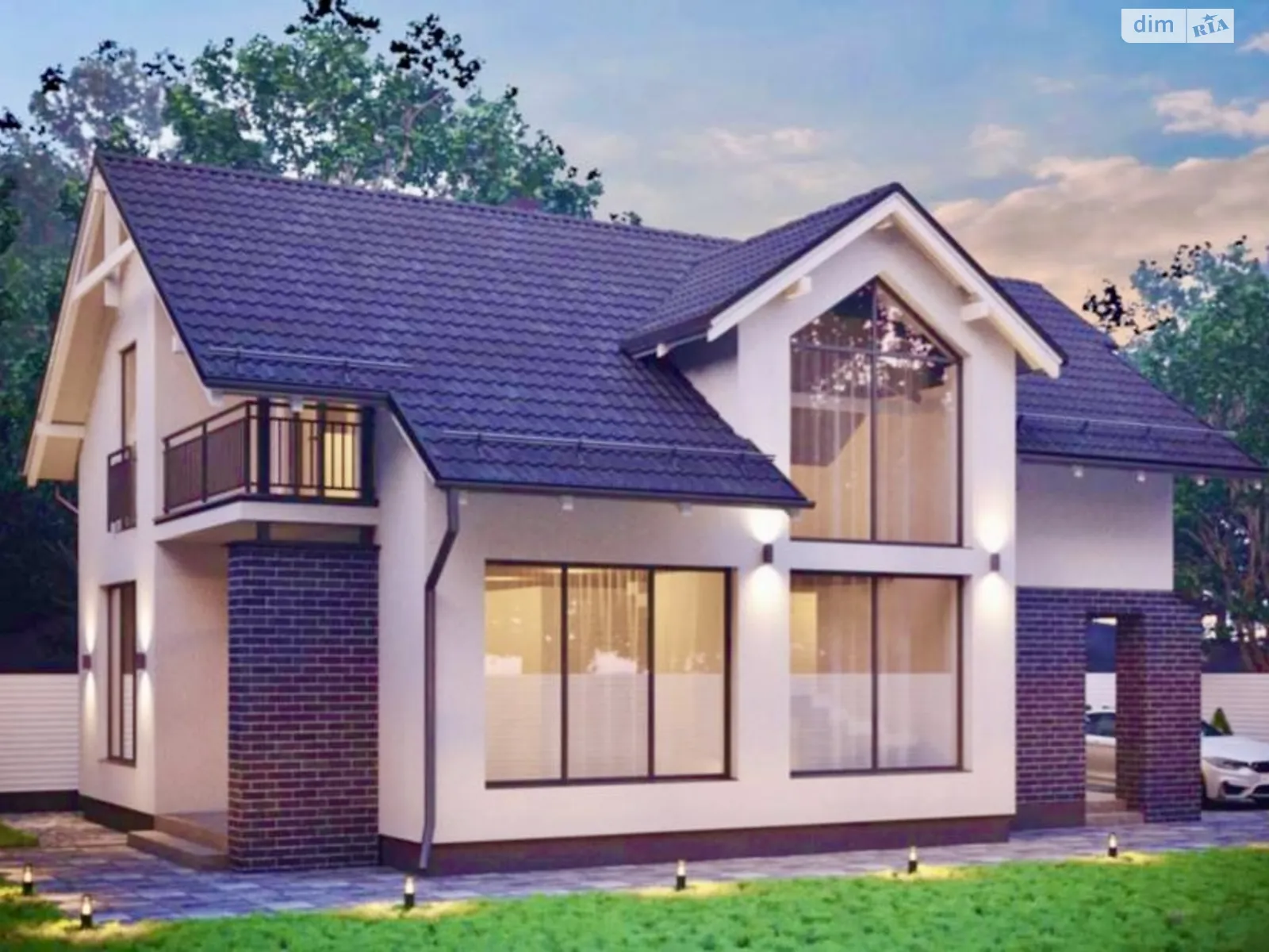 Продается дом на 2 этажа 130 кв. м с гаражом, цена: 200000 $ - фото 1