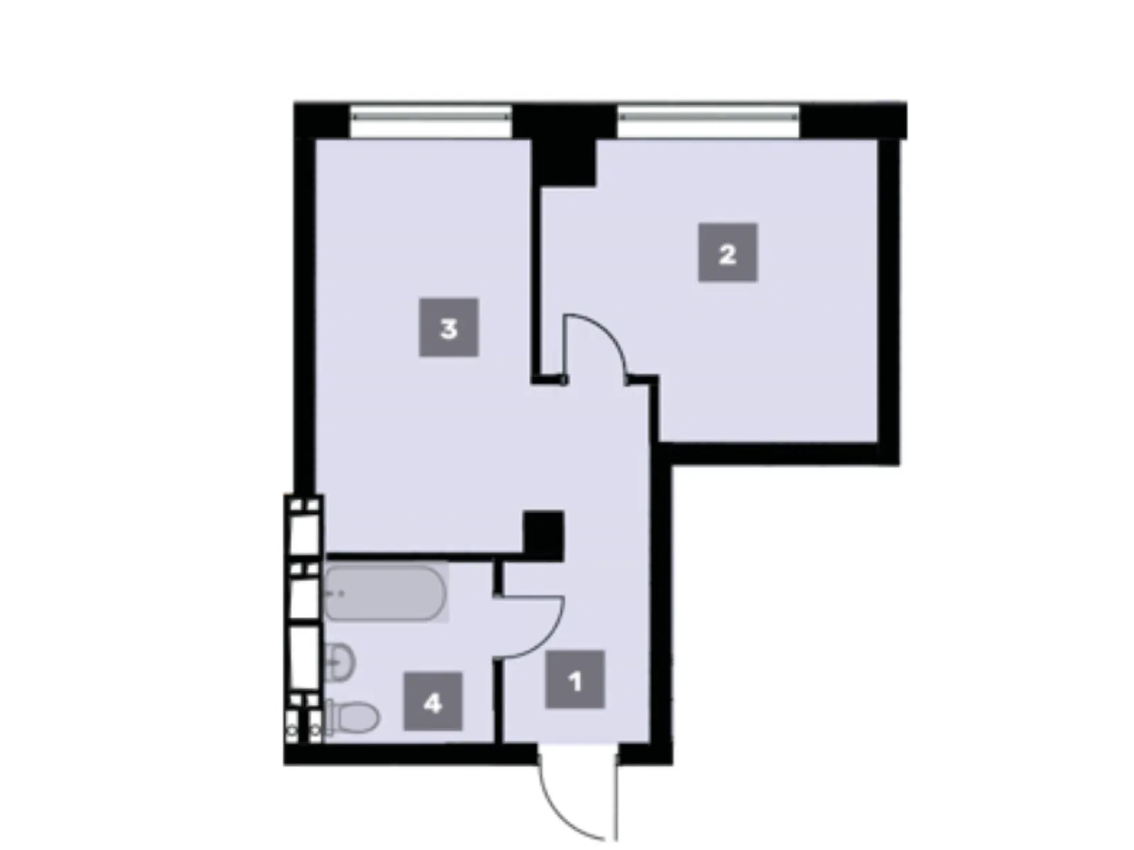 Продается 1-комнатная квартира 38.8 кв. м в Харькове, ул. Сокольницкая, 26 - фото 1