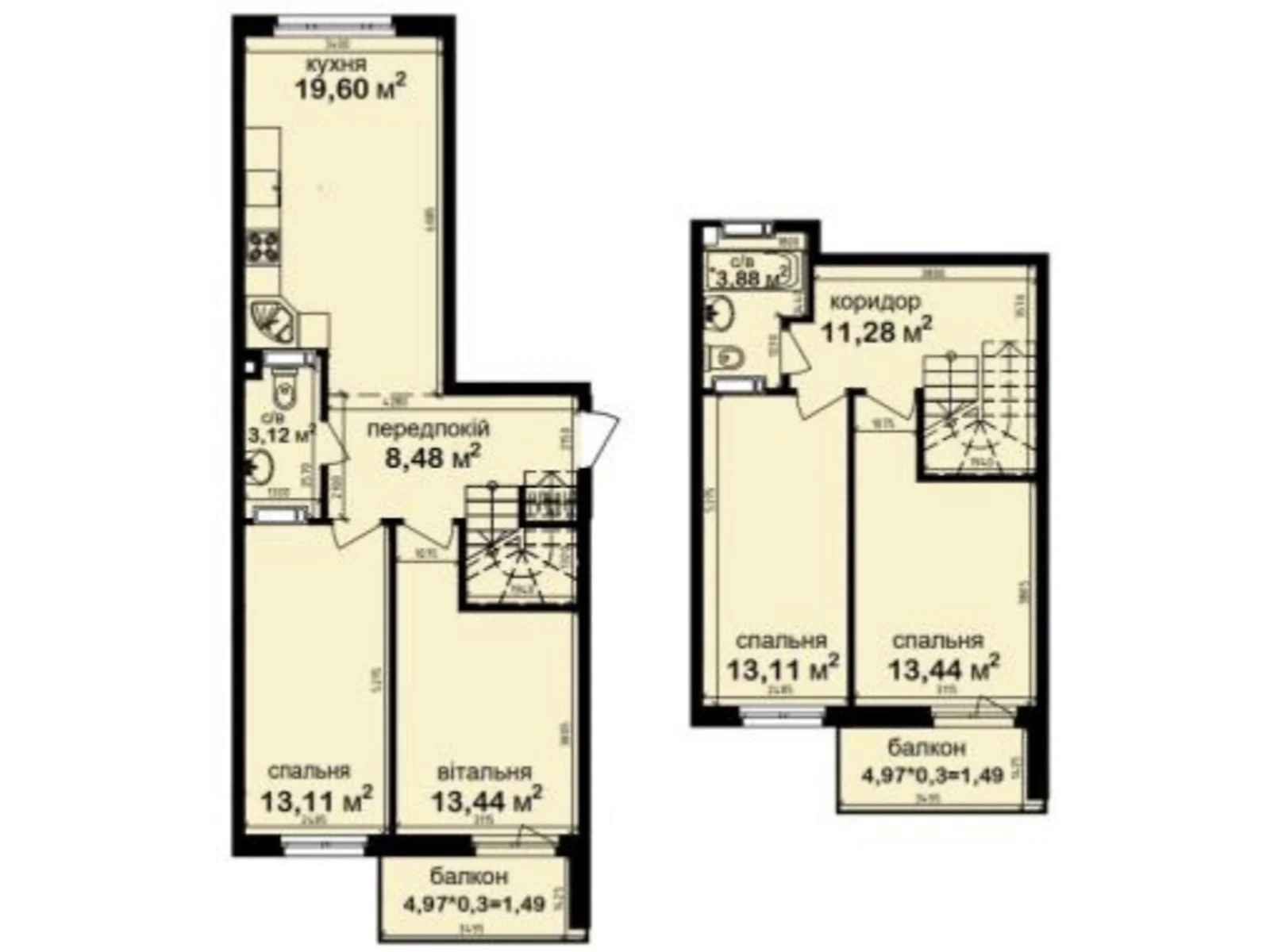 Продается 4-комнатная квартира 102.44 кв. м в Киеве, ул. Метрологическая, 42 - фото 1