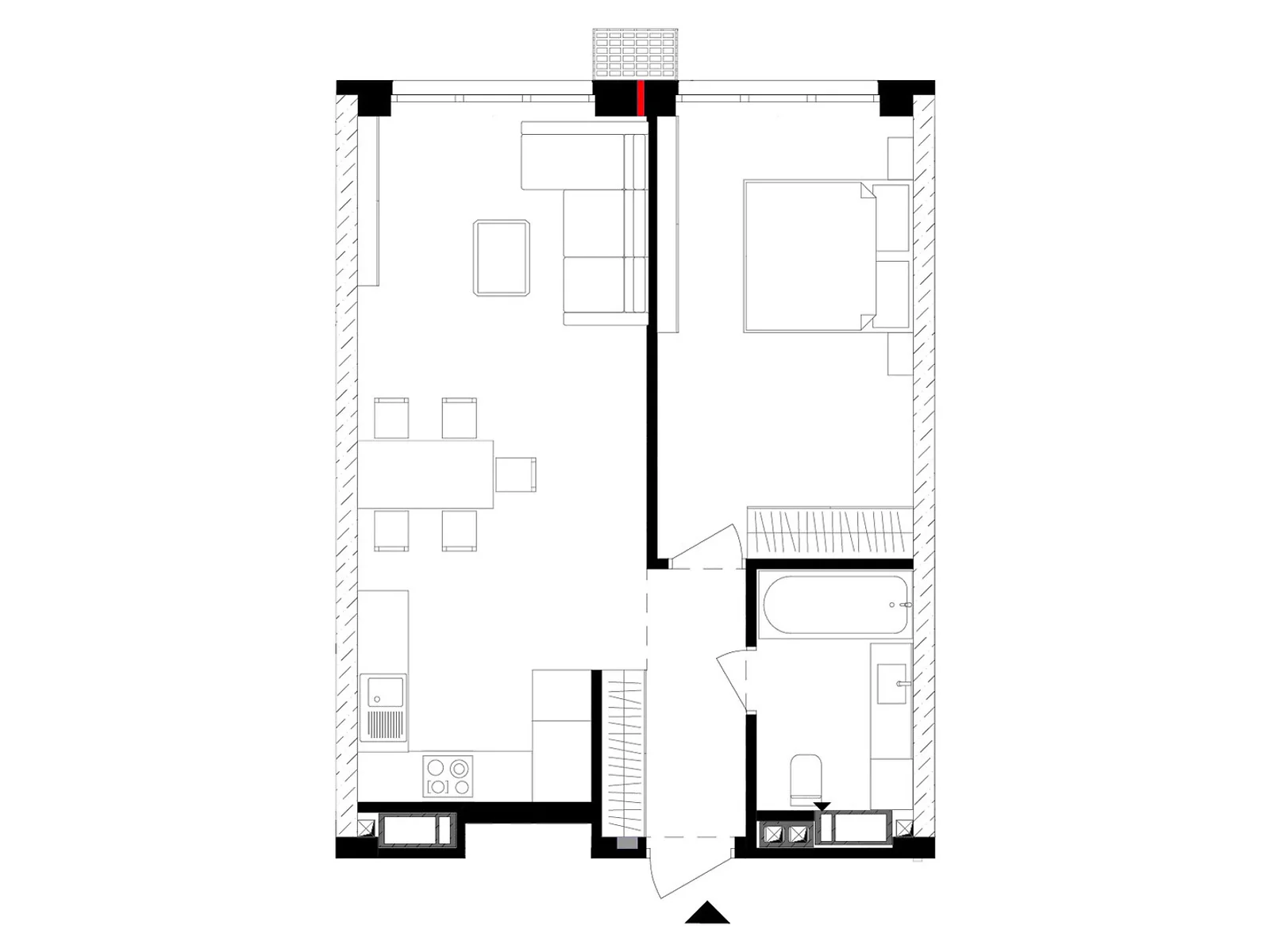 Продается 1-комнатная квартира 53.3 кв. м в Киеве, ул. Евгения Маланюка(Сагайдака), 101 - фото 1