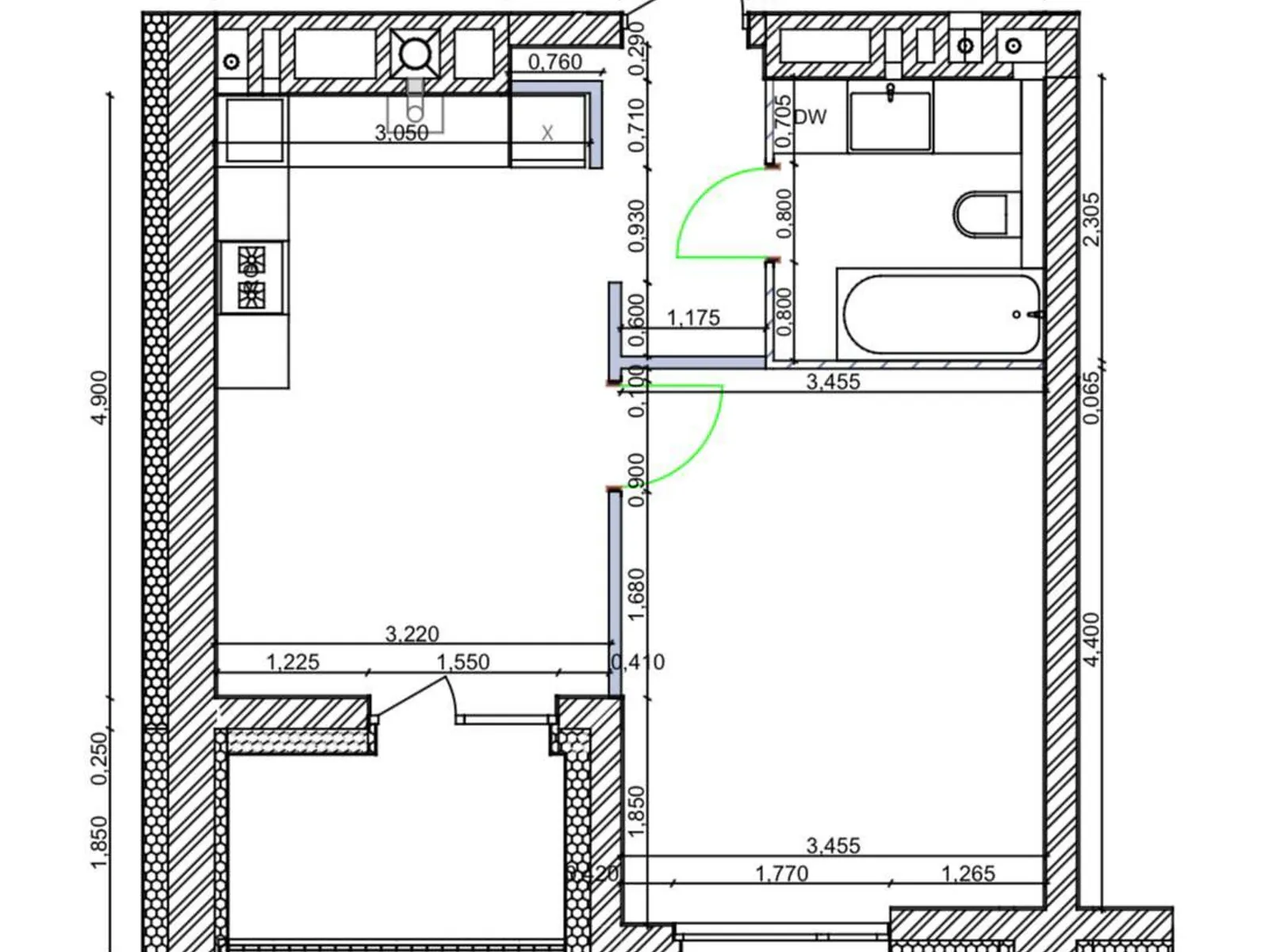 Продається 1-кімнатна квартира 41 кв. м у Вінниці, вул. Левка Лук’яненка(Ватутіна), 16Б - фото 1
