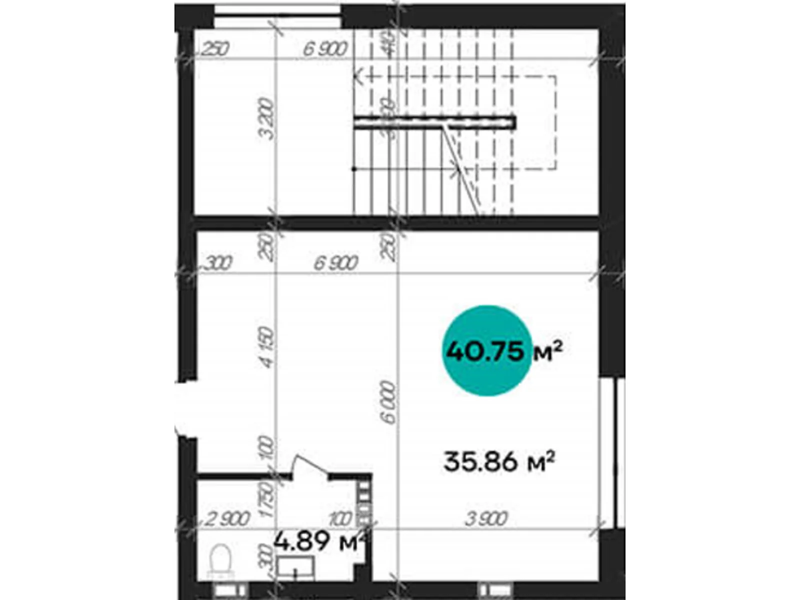 Продается 1-комнатная квартира 40.75 кв. м в Полтаве, ул. Шевченко, 58А - фото 1