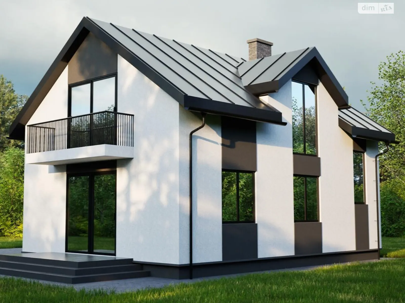 Продается дом на 2 этажа 120 кв. м с гаражом, цена: 80000 $ - фото 1