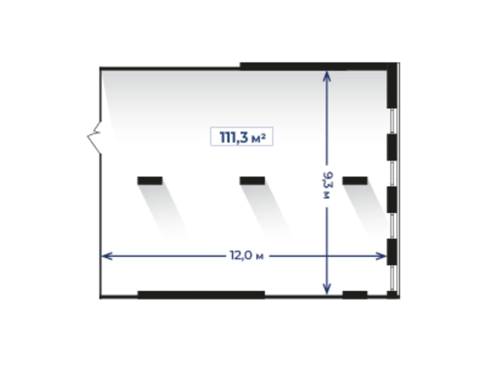 Продается офис 111.3 кв. м в бизнес-центре, цена: 127995 $ - фото 1
