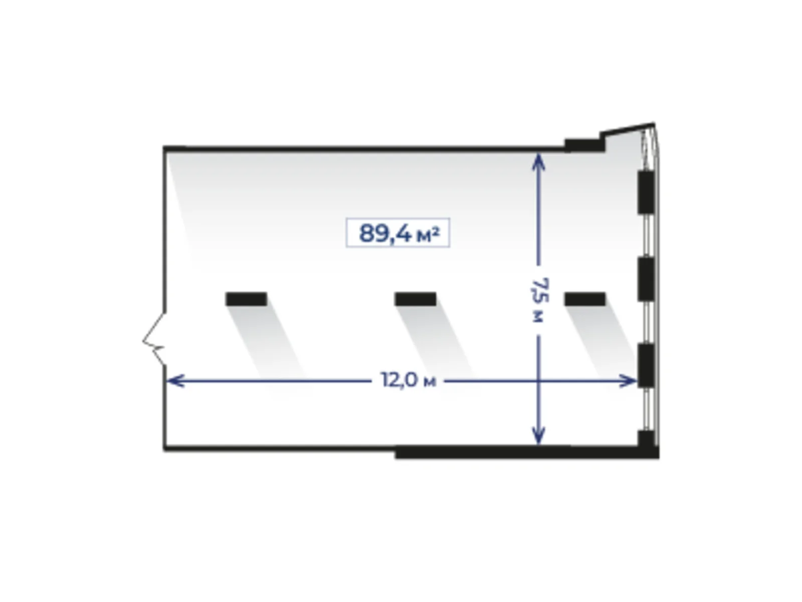 Продается офис 89.4 кв. м в бизнес-центре, цена: 102810 $ - фото 1