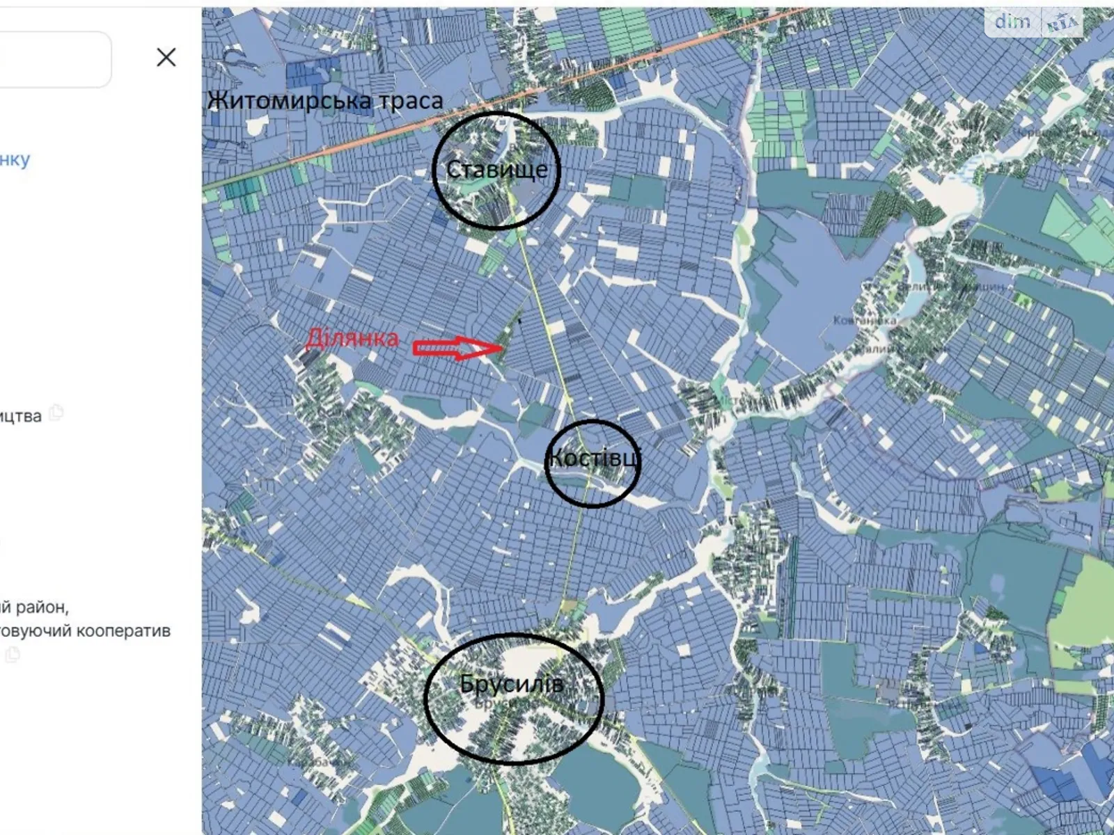 Продается земельный участок 10 соток в Житомирской области, цена: 3000 $ - фото 1
