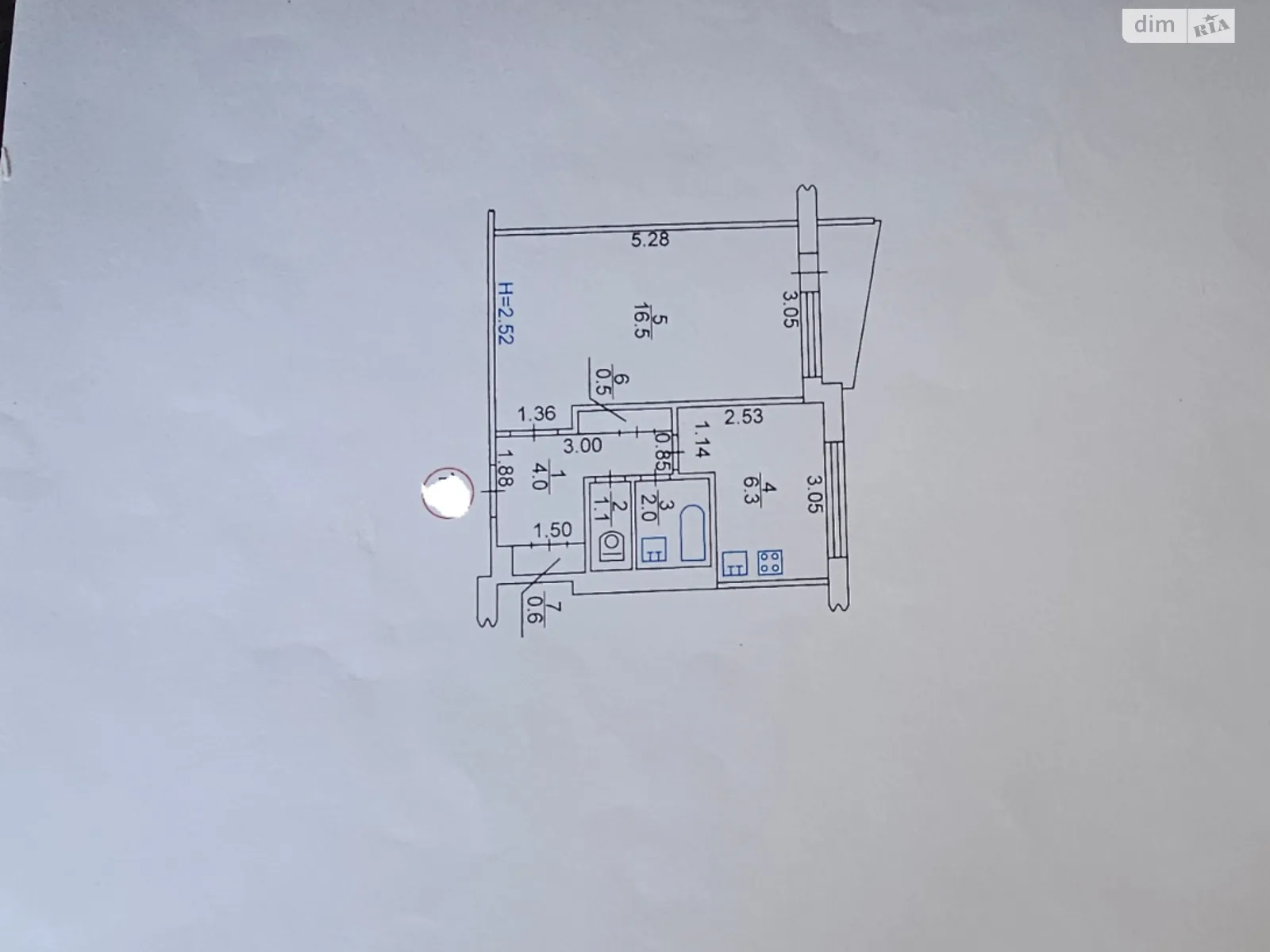 Продается 1-комнатная квартира 31.7 кв. м в Харькове, ул. Огаревская, 16 - фото 1