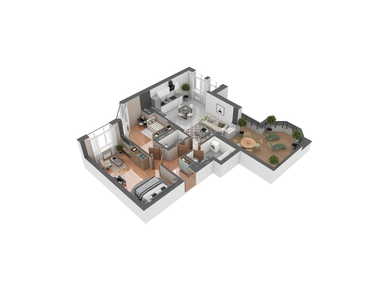 Продается 2-комнатная квартира 82.43 кв. м в Буче, бул. Леонида Бирюкова, 2А - фото 1