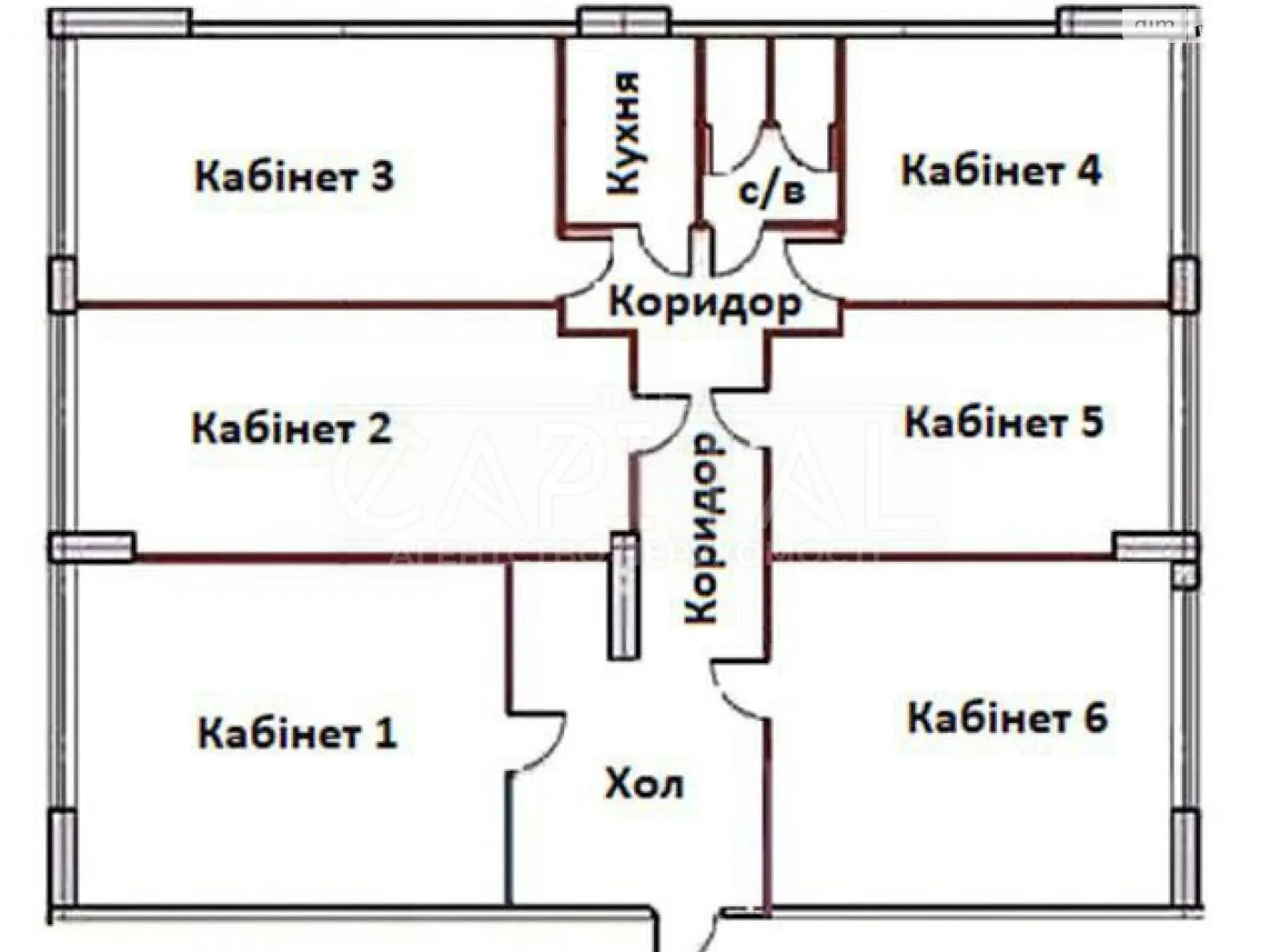 Сдается в аренду офис 187 кв. м в бизнес-центре, цена: 3350 $ - фото 1