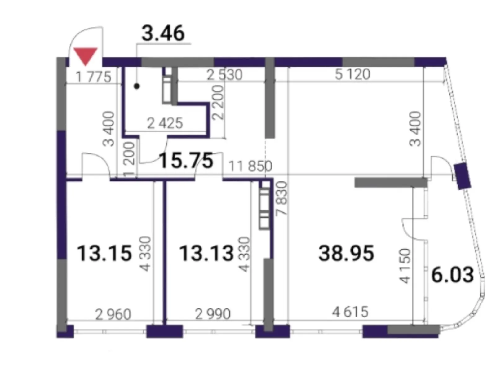 Продается 3-комнатная квартира 90 кв. м в Киеве, вул. Причальная, 10 - фото 1