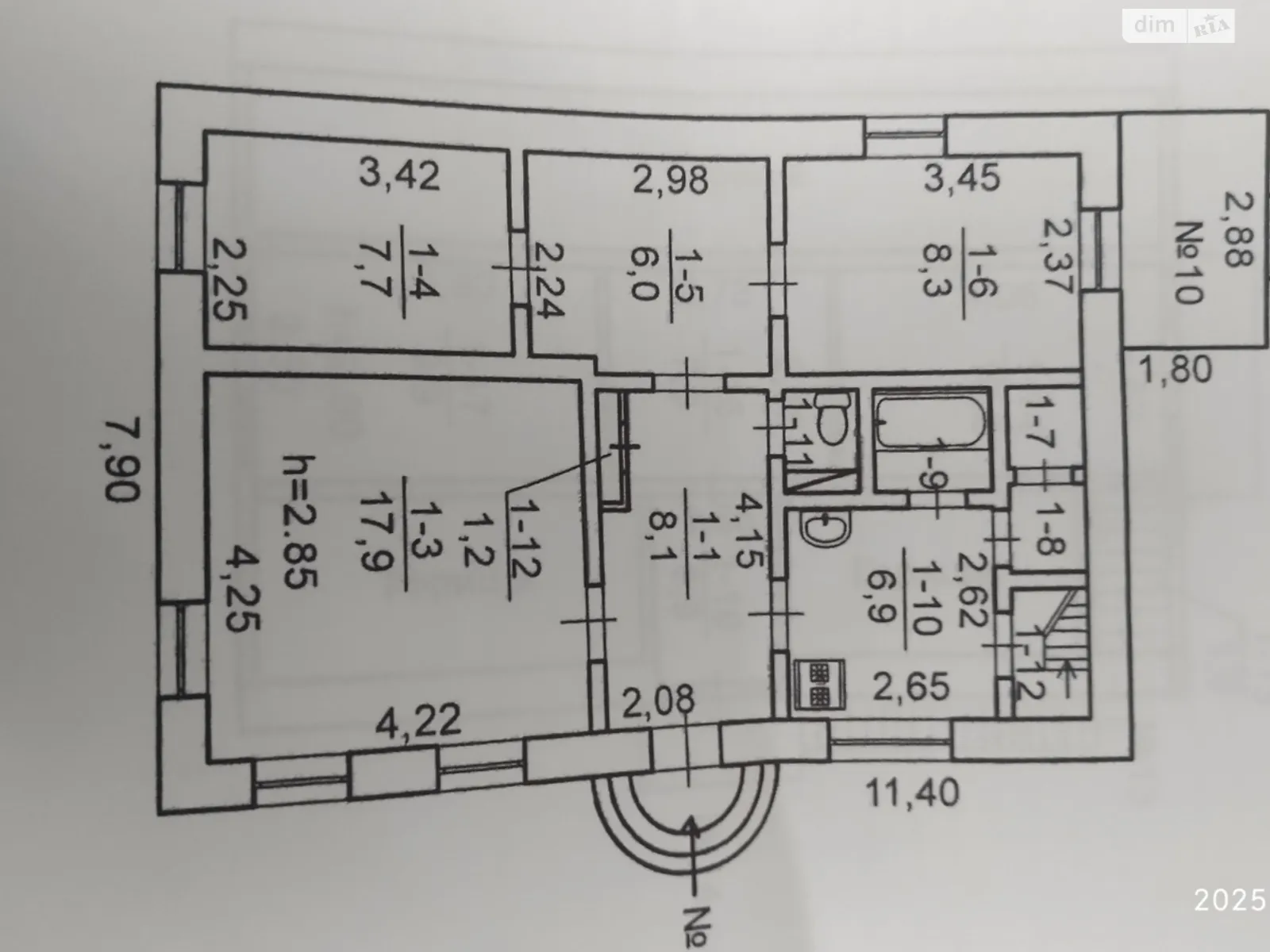 Продается дом на 2 этажа 95.2 кв. м с балконом, цена: 35000 $ - фото 1