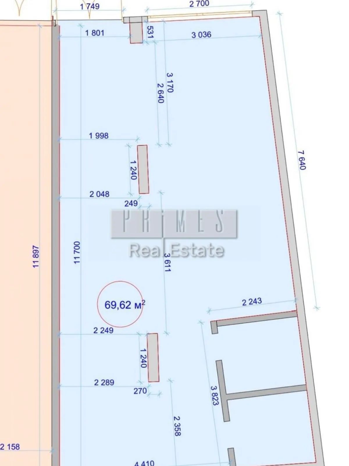 Сдается в аренду объект сферы услуг 70 кв. м в 14-этажном здании, цена: 1700 $ - фото 1