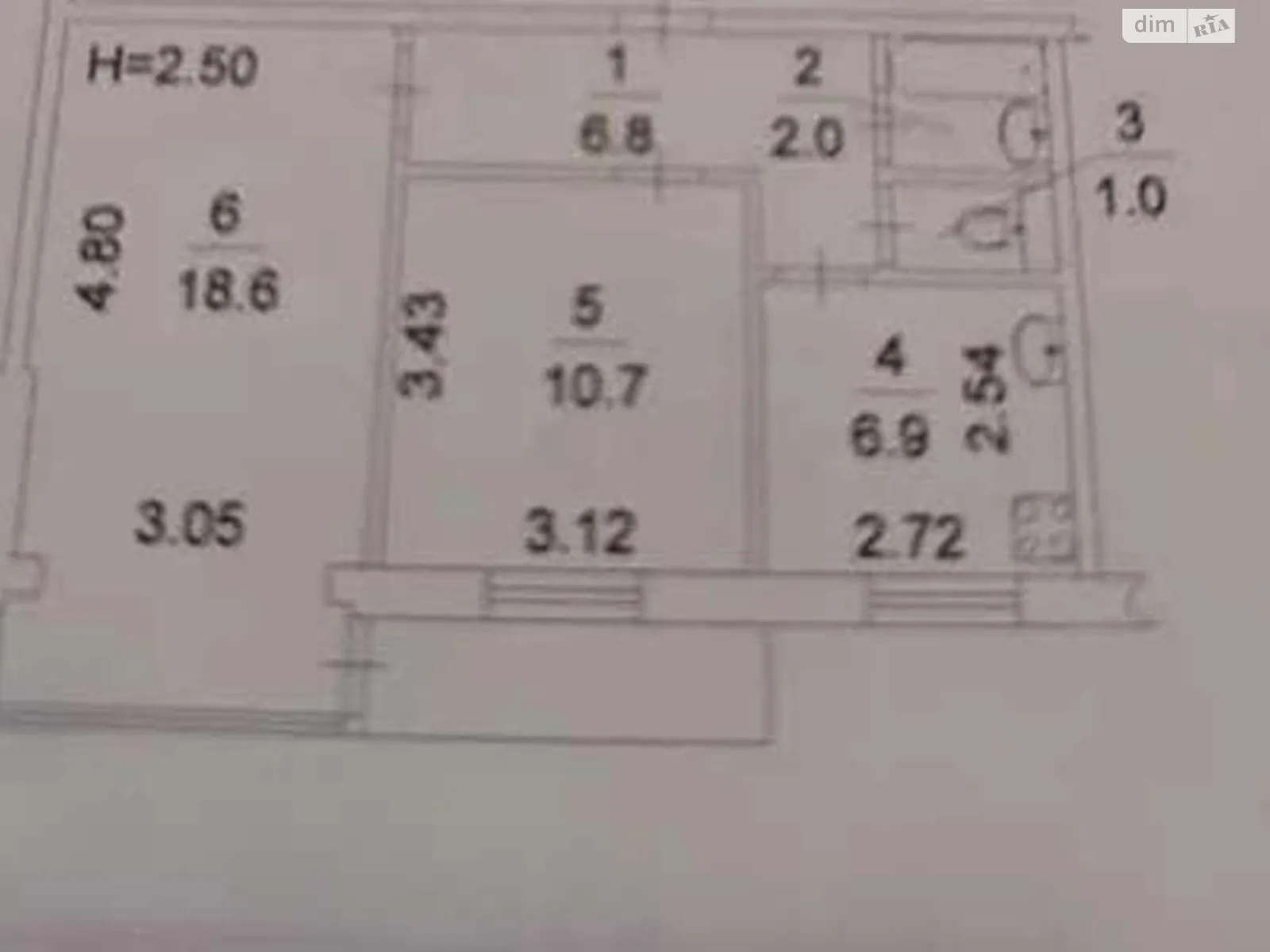 Продается 2-комнатная квартира 46 кв. м в Киеве, бул. Русановский, 9 - фото 1