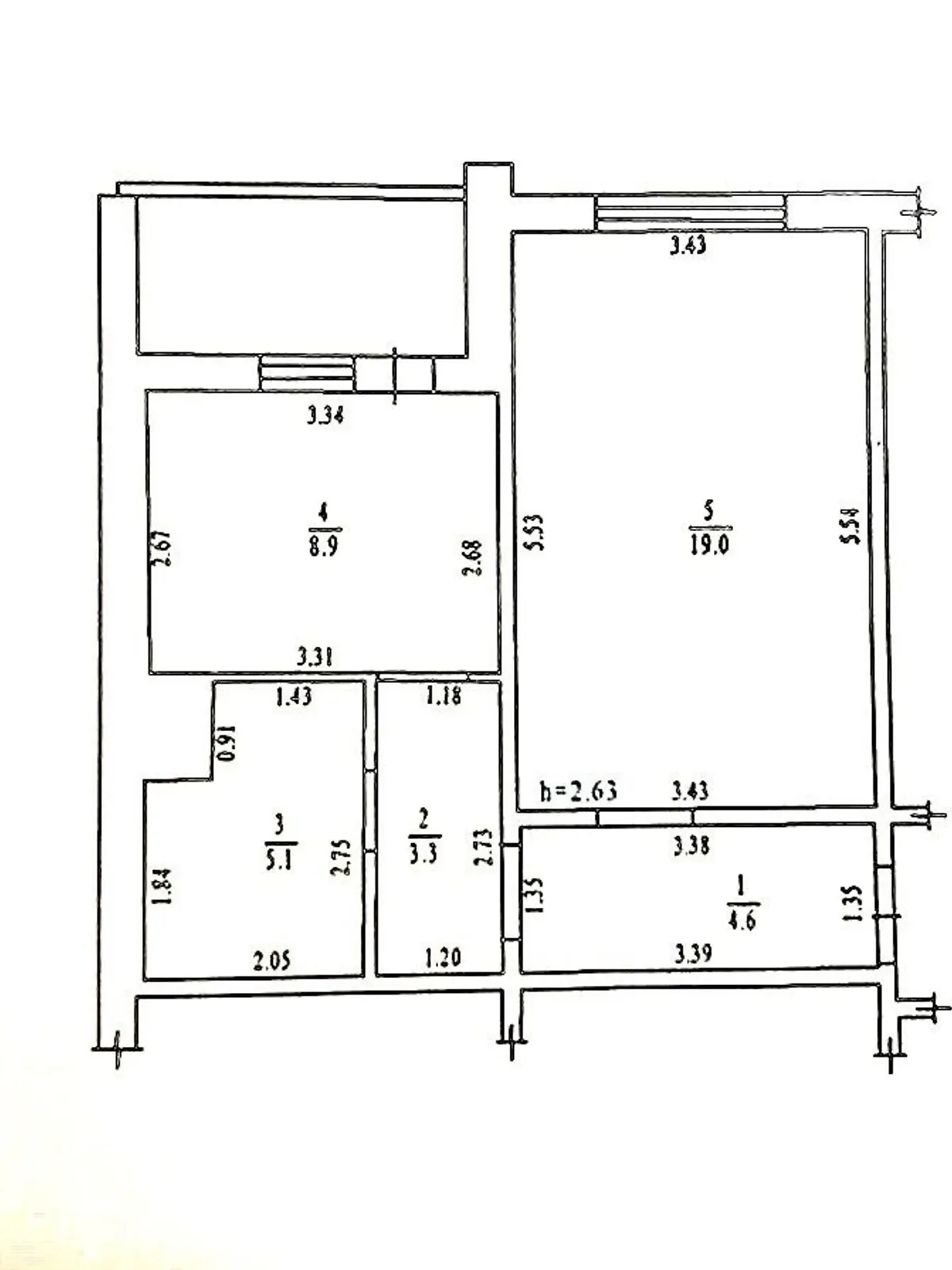 Продается 1-комнатная квартира 45 кв. м в Полтаве, ул. Параджанова, 1 - фото 1