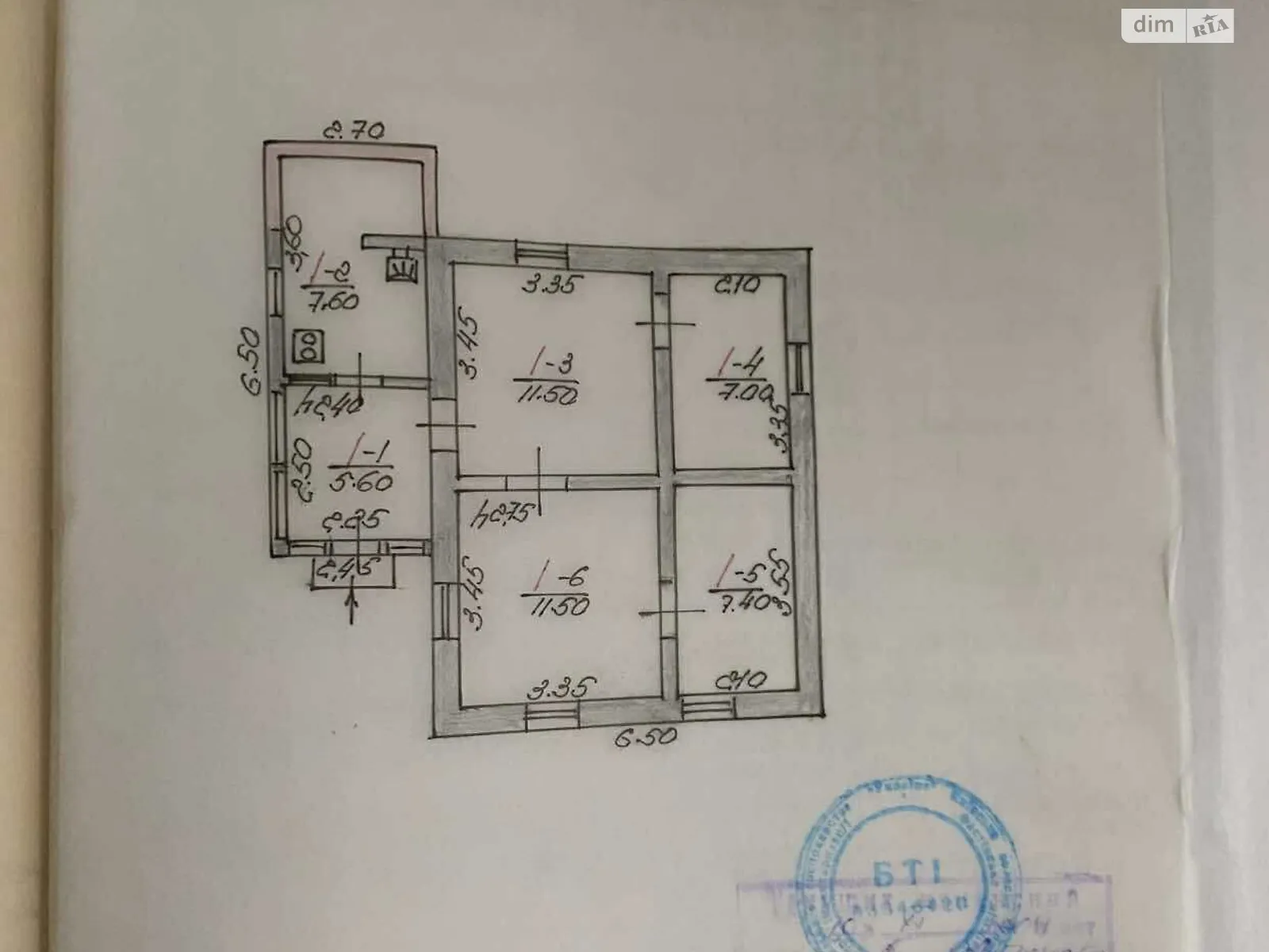 Продається одноповерховий будинок 50.6 кв. м з мансардою, цена: 25000 $ - фото 1