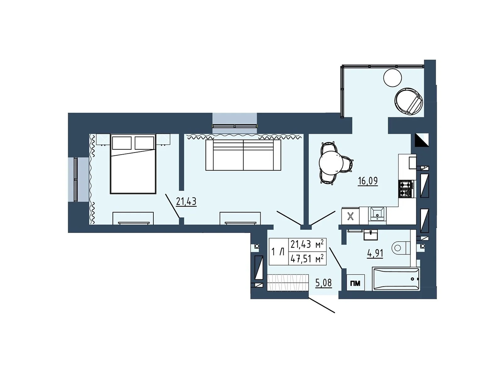 вул. Окружна, 48 Липини ЖК Гармонія, цена: 44594 $ - фото 1