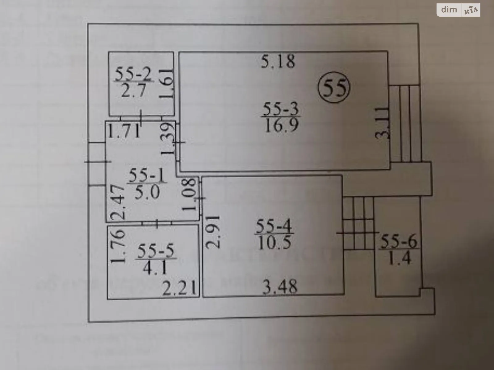 Продається 1-кімнатна квартира 40.6 кв. м у Ірпені, вул. Ольги Кобилянської(Достоєвського), 1В/4 - фото 1