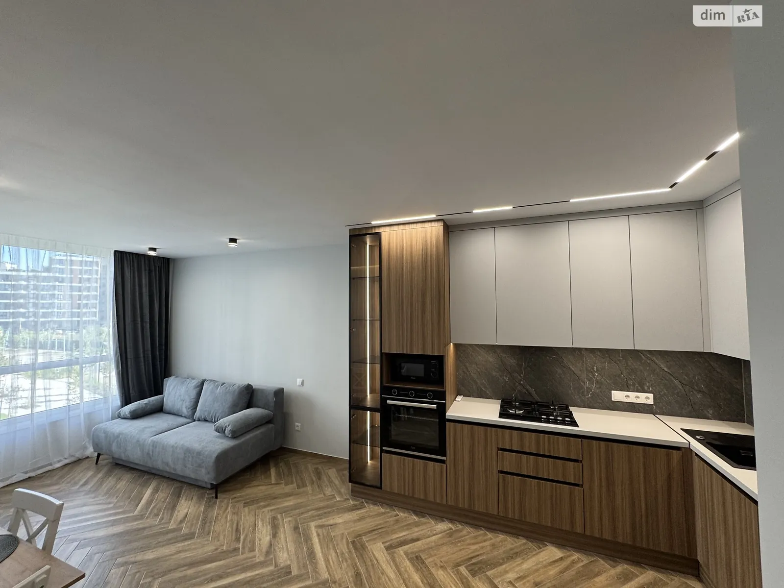 Здається в оренду 1-кімнатна квартира 41.8 кв. м у, цена: 550 $ - фото 1