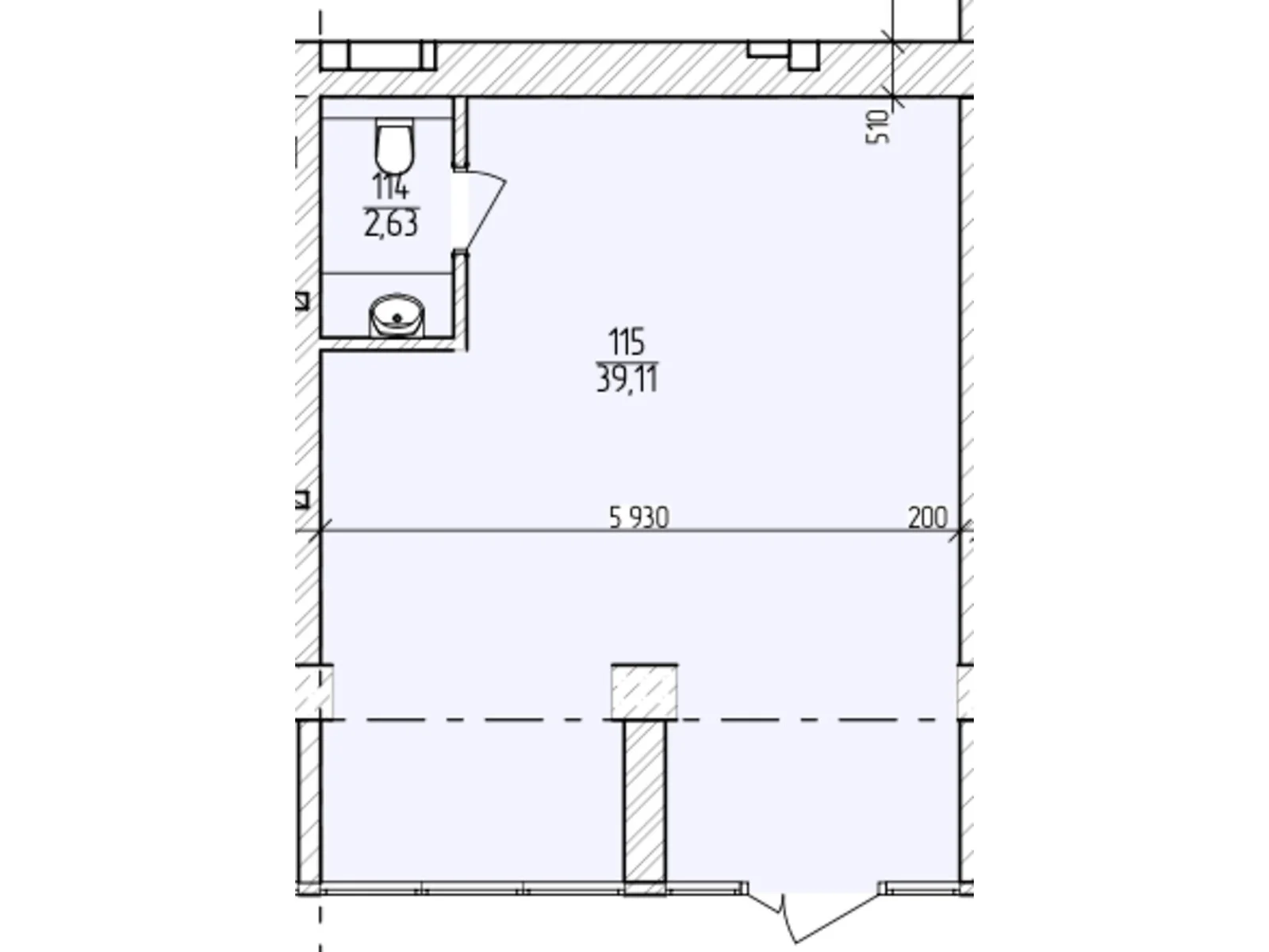 Продается офис 39.11 кв. м в бизнес-центре, цена: 54754 $ - фото 1
