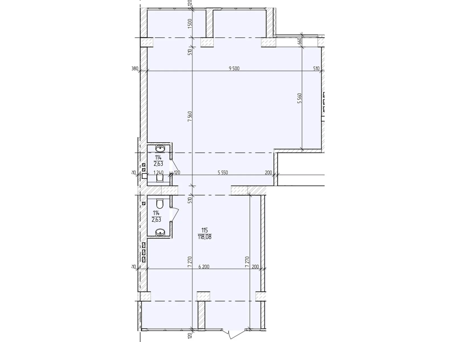 Продается офис 118.8 кв. м в бизнес-центре, цена: 166320 $ - фото 1