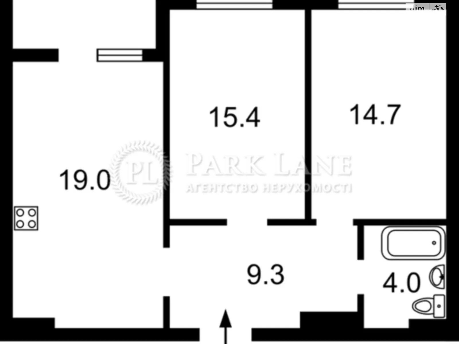 Продается 2-комнатная квартира 66.3 кв. м в Киеве, ул. Ревуцкого, 40В - фото 1