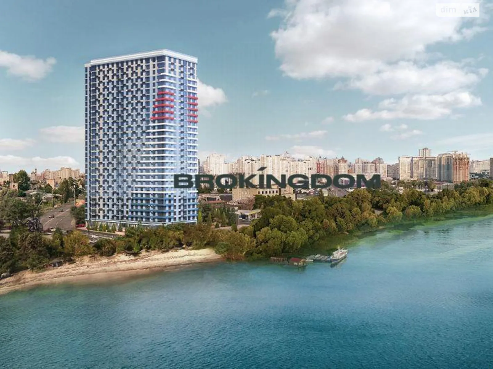 Продается 2-комнатная квартира 72.2 кв. м в Киеве, наб. Днепровская, 17К - фото 1