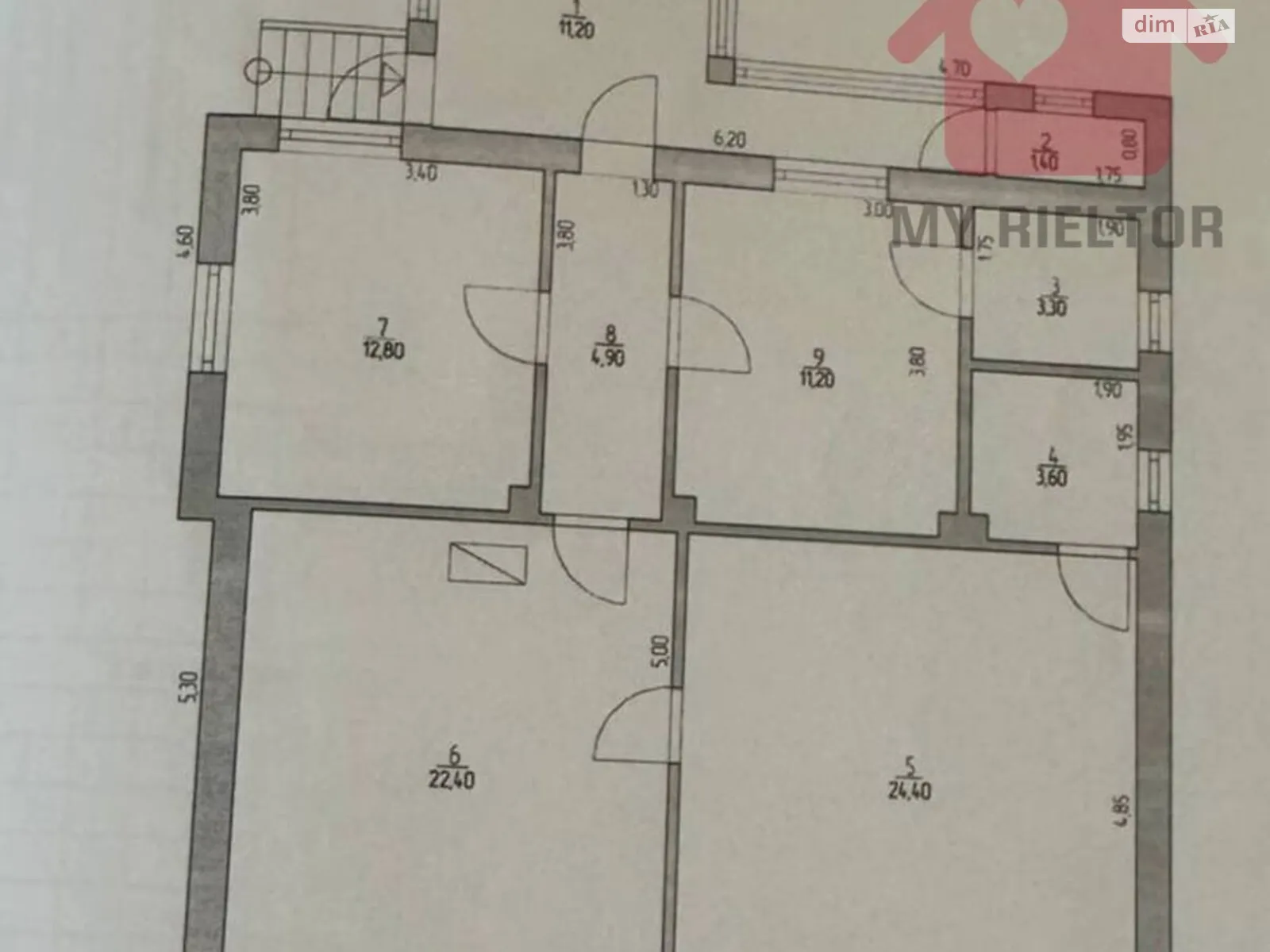 Продается одноэтажный дом 134.1 кв. м с камином, цена: 180000 $ - фото 1
