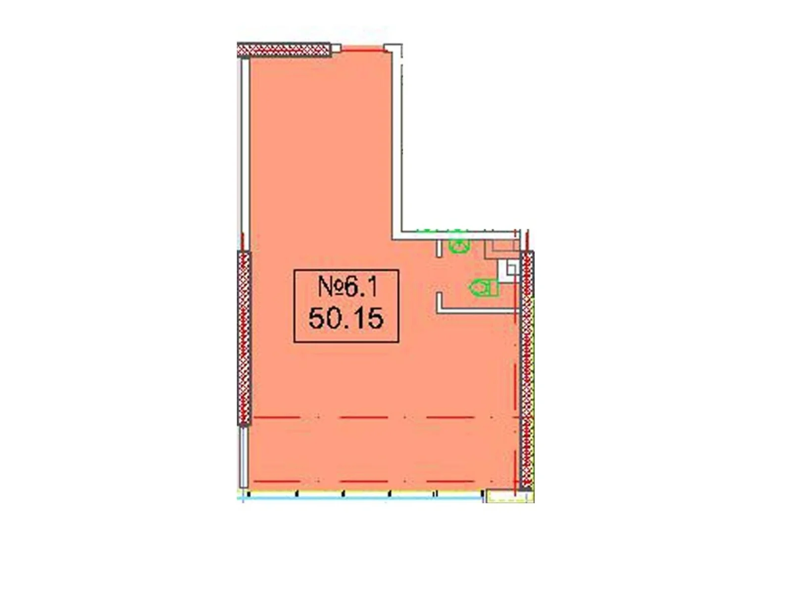 Продается офис 50.15 кв. м в бизнес-центре, цена: 87763 $ - фото 1