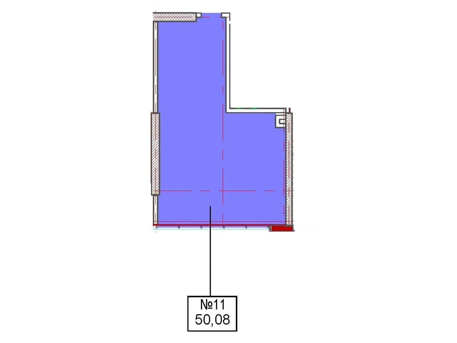 Продается офис 50.08 кв. м в бизнес-центре, цена: 75120 $ - фото 1