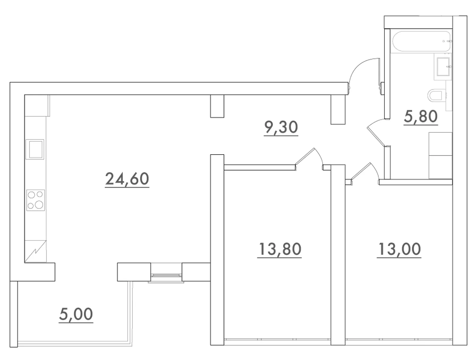 ул. Киевская, 10К Зазимья ЖК Desna Park Residence, цена: 71500 $ - фото 1