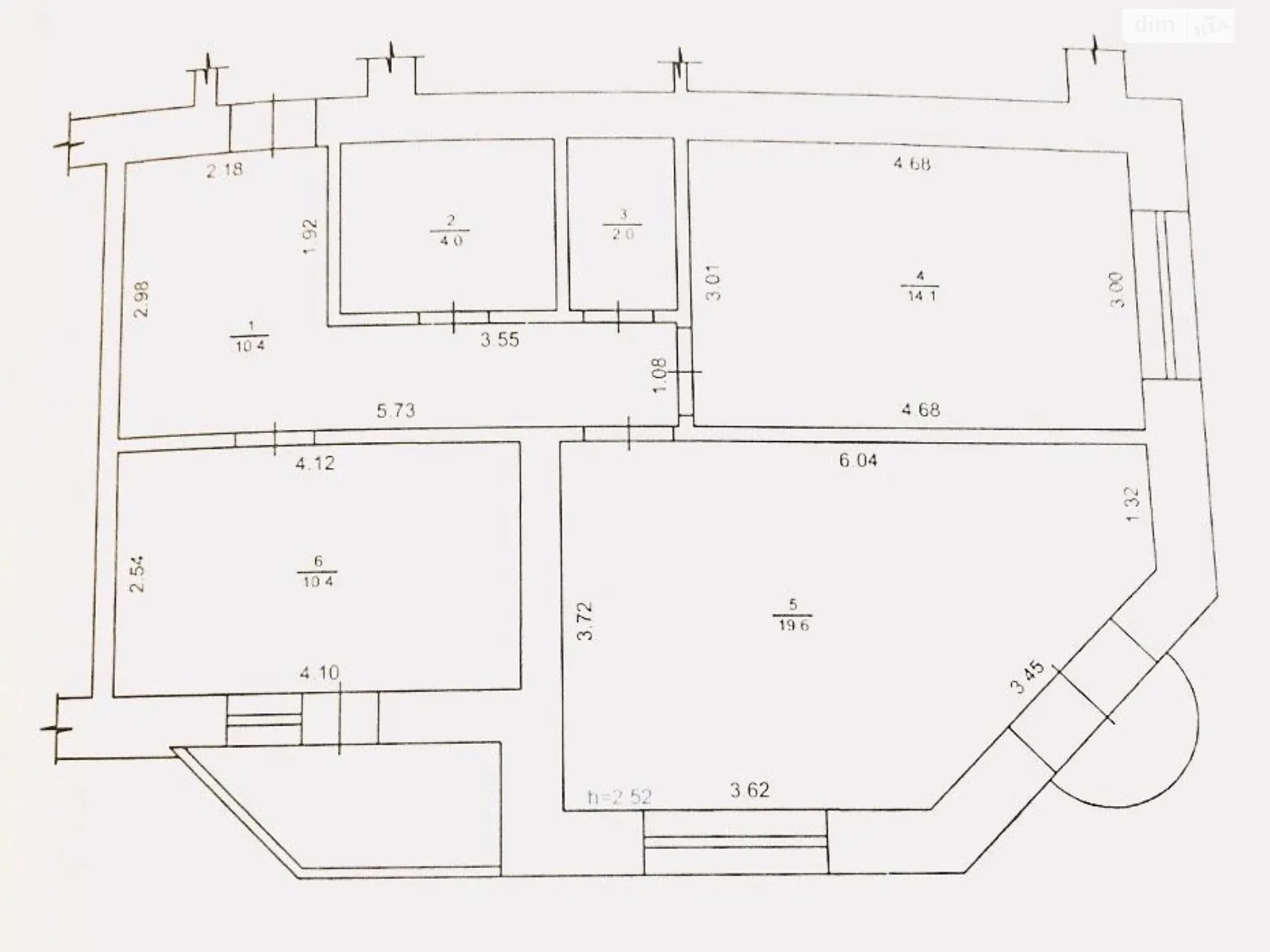 Продается 2-комнатная квартира 63 кв. м в Полтаве, бул. Коновальца Евгения - фото 1