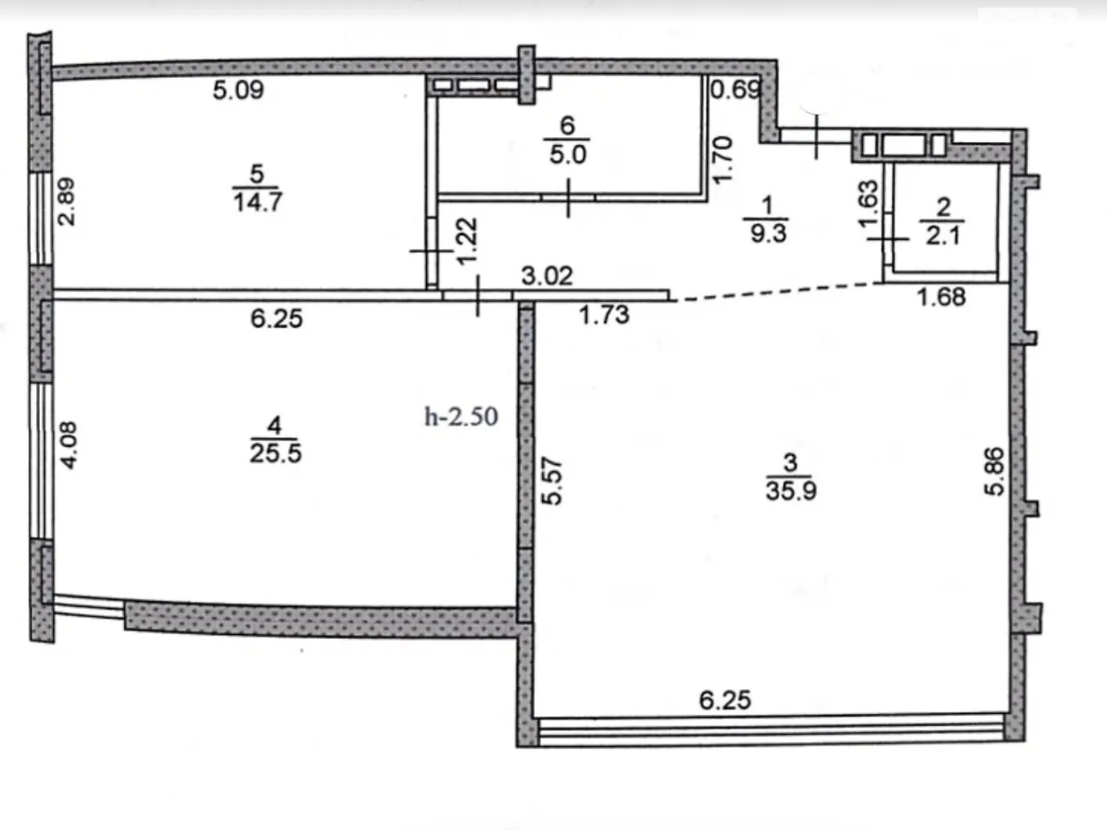 2-комнатная квартира 92 кв. м в Тернополе, цена: 87000 $ - фото 1