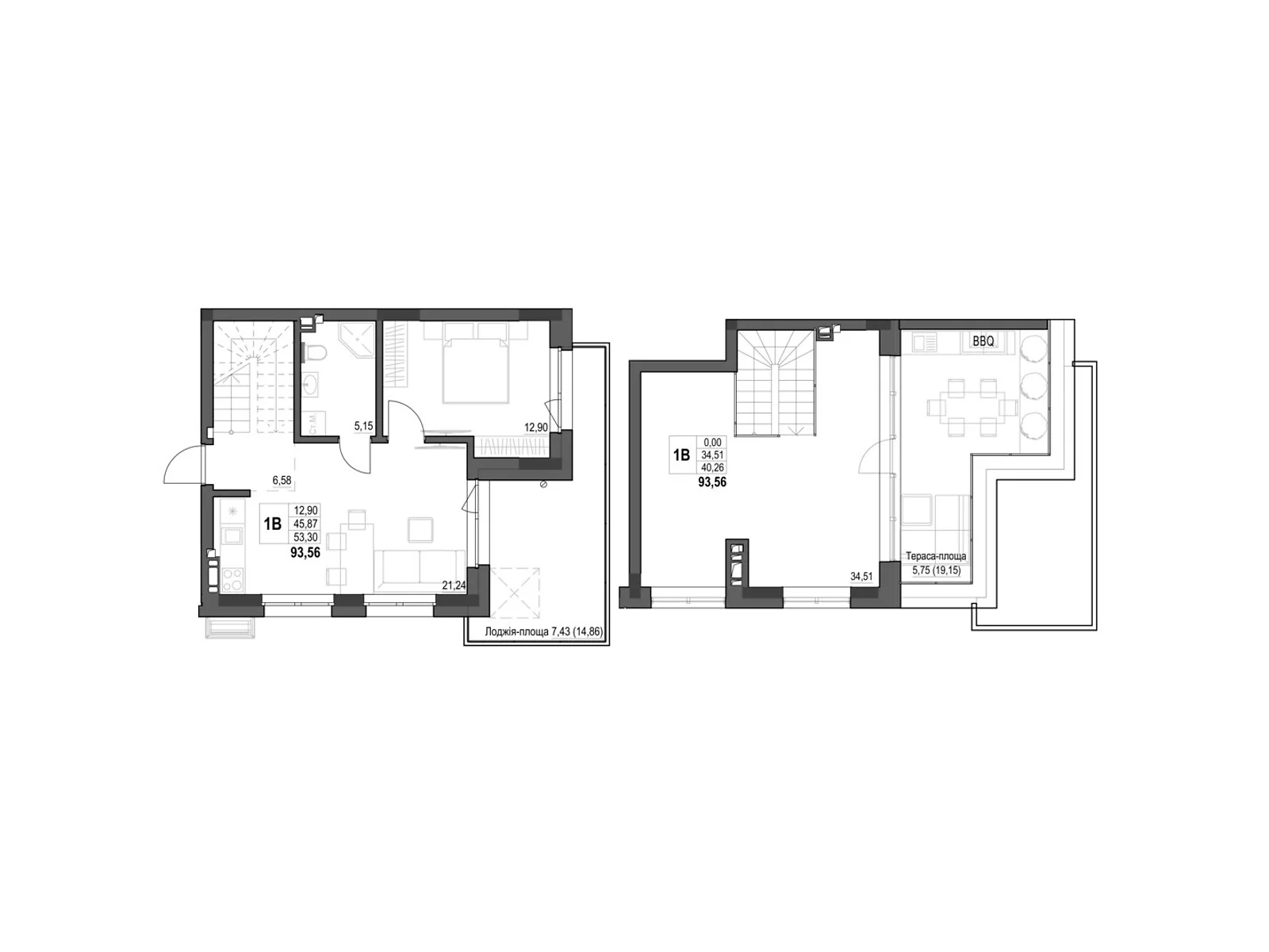 Продается 1-комнатная квартира 93.69 кв. м в Кропивницком, ул. Яновского, 65/52 - фото 1