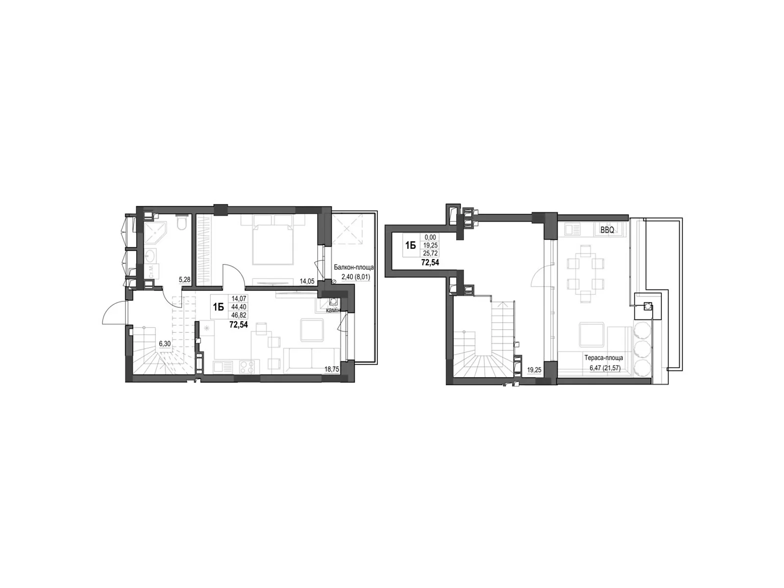Продается 1-комнатная квартира 72.51 кв. м в Кропивницком, цена: 108765 $ - фото 1