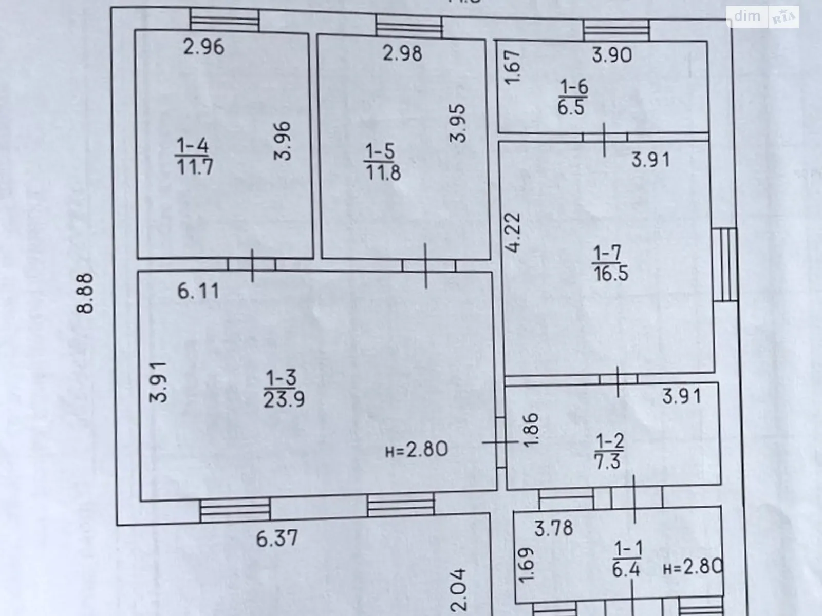 Продається одноповерховий будинок 84.1 кв. м з бесідкою, цена: 55000 $ - фото 1
