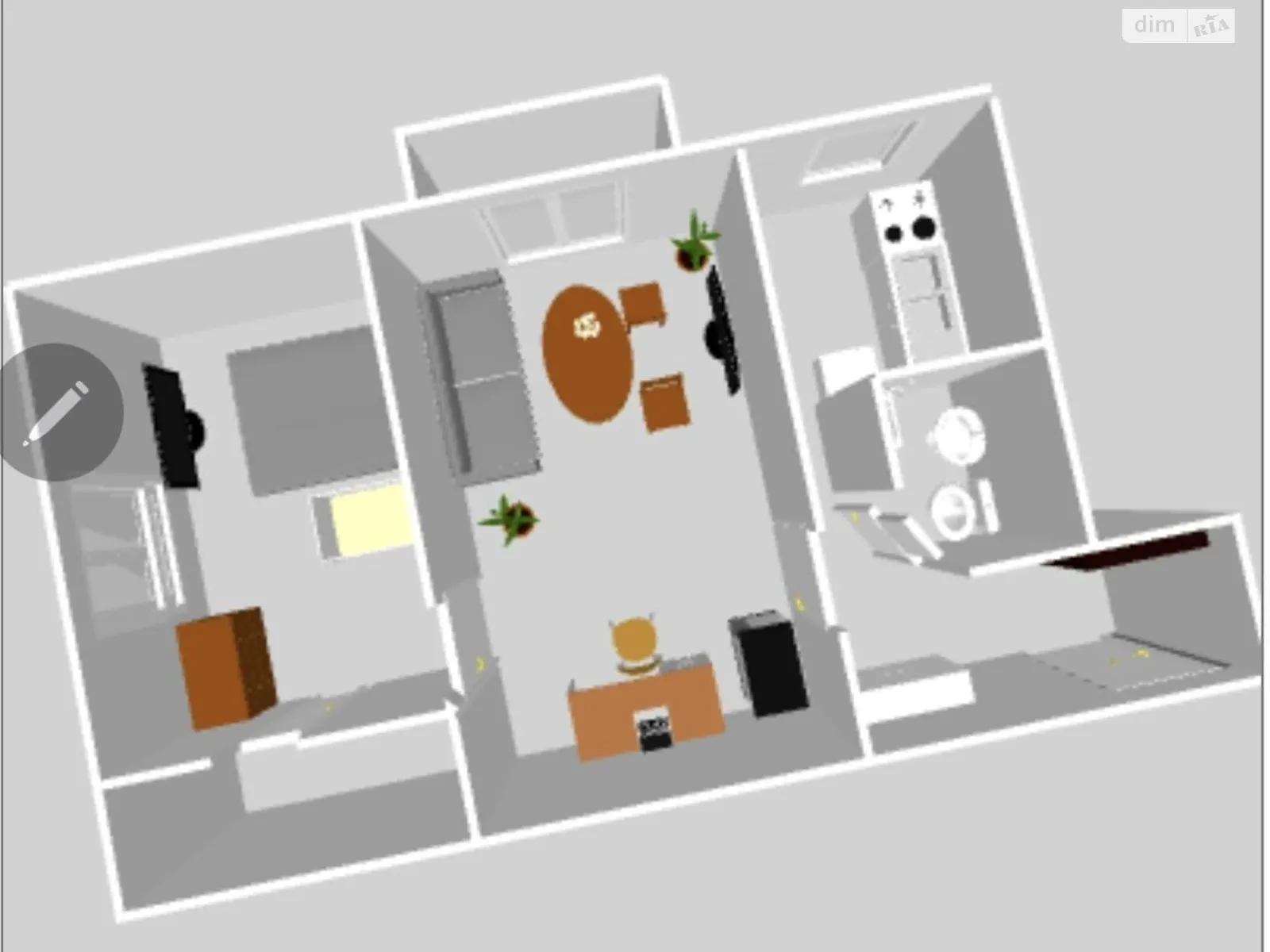 Продается 2-комнатная квартира 45.9 кв. м в Ивано-Франковске, ул. Ивана Франко, 10 - фото 1