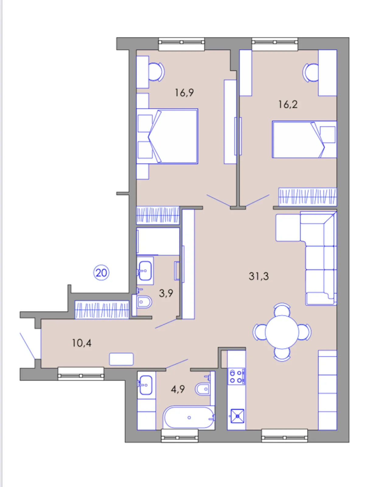 ул. Петриковская, 5 Дружба Тернополь, цена: 58000 $ - фото 1