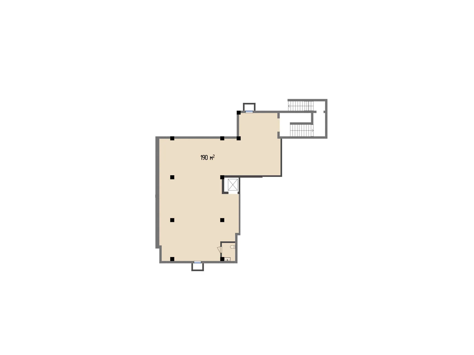 Продается объект сферы услуг 190 кв. м в 11-этажном здании, цена: 133000 $ - фото 1
