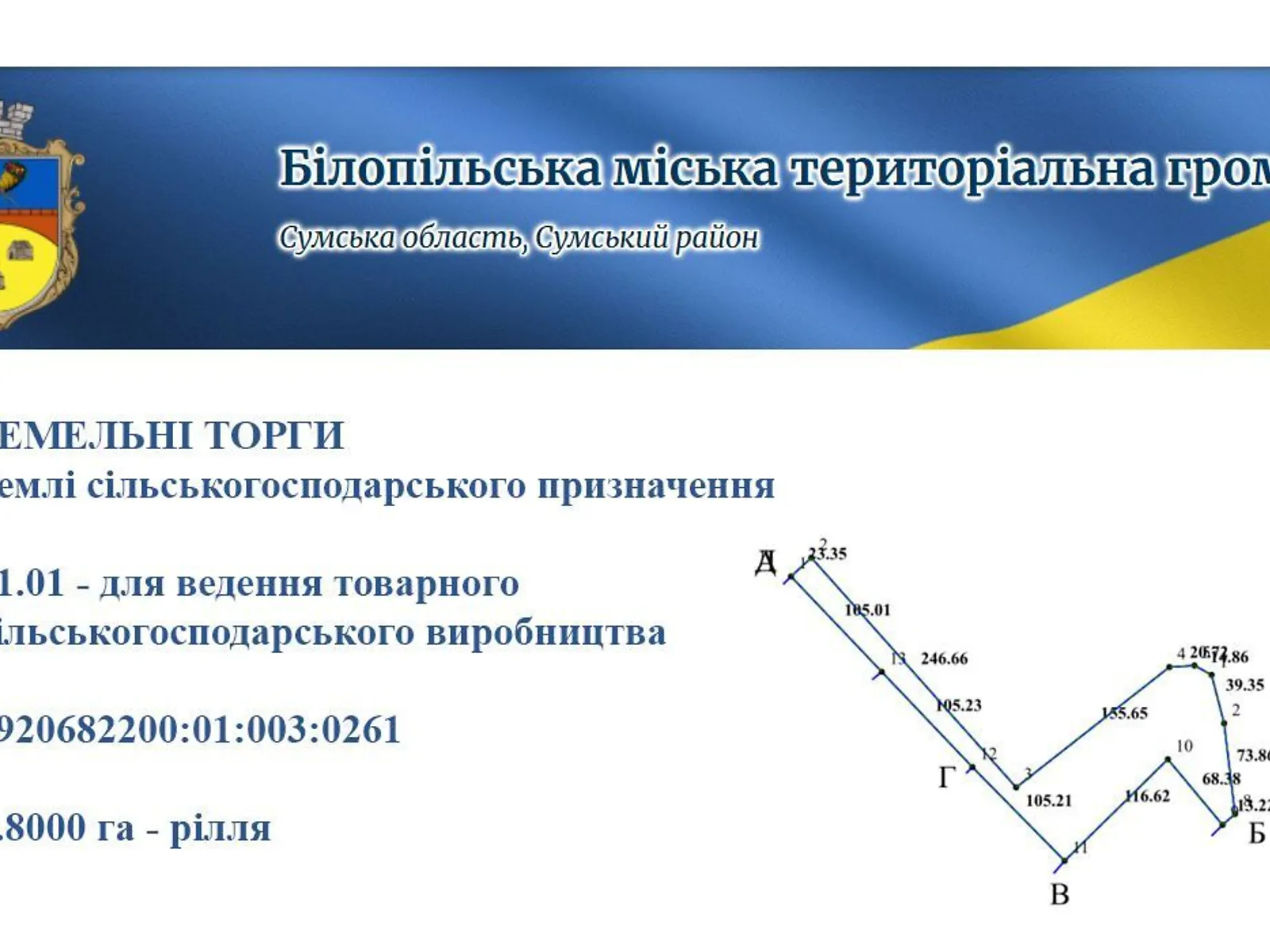 Сдается в аренду земельный участок 1.8 соток в Сумской области, цена: 5277 грн - фото 1