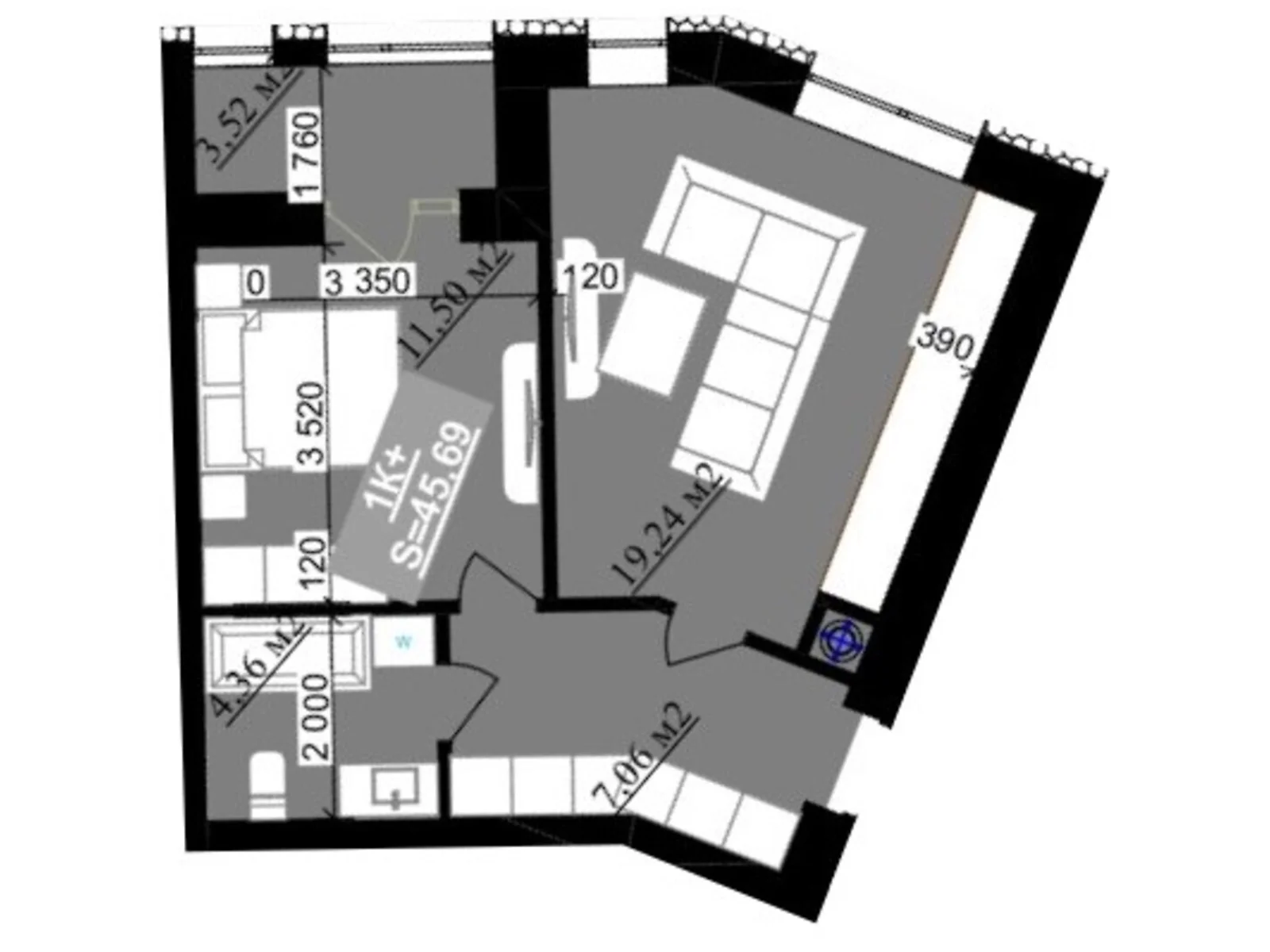 ул. Приозерная, 2 Бам Криховцы (Ивано-Франковск) ЖК Millennium (5 очередь) - фото 1