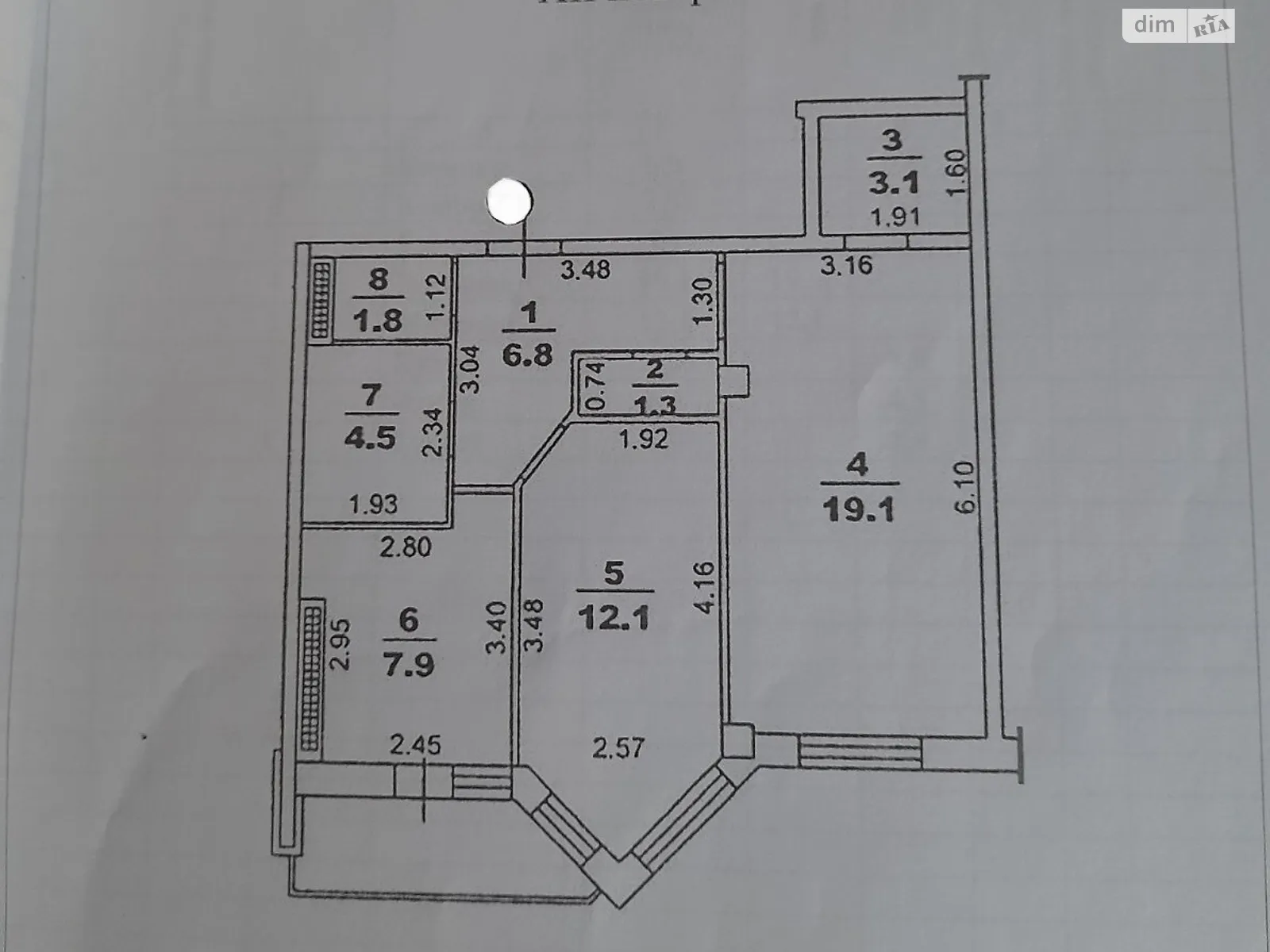 Продається 2-кімнатна квартира 60 кв. м у Одесі, вул. Академіка Сахарова, 20Б - фото 1