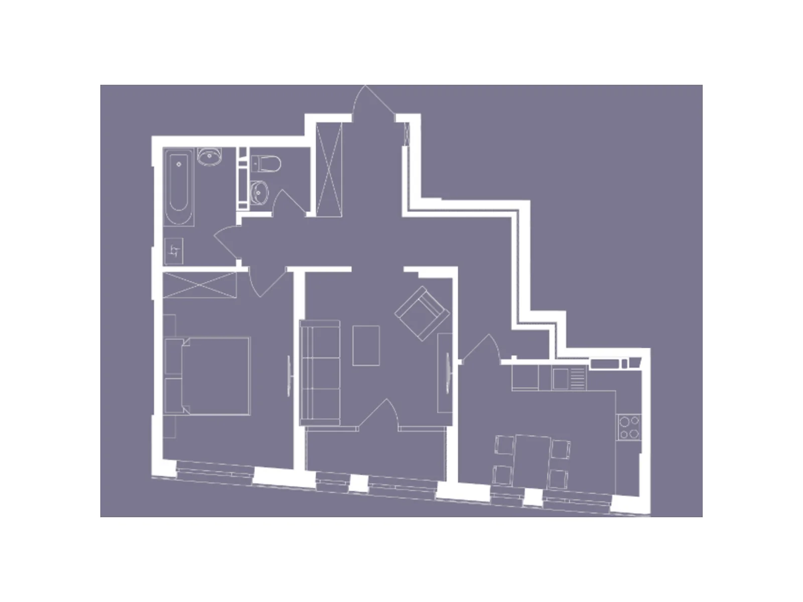 Продається 2-кімнатна квартира 60.1 кв. м у Києві, Столичне шосе, 1Б - фото 1