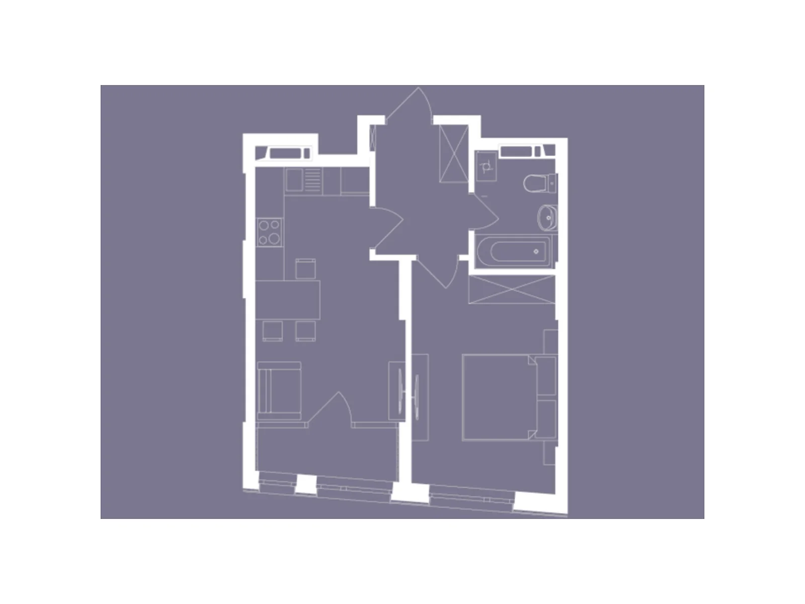 Продається 1-кімнатна квартира 39.8 кв. м у Києві, Столичне шосе, 1Б - фото 1