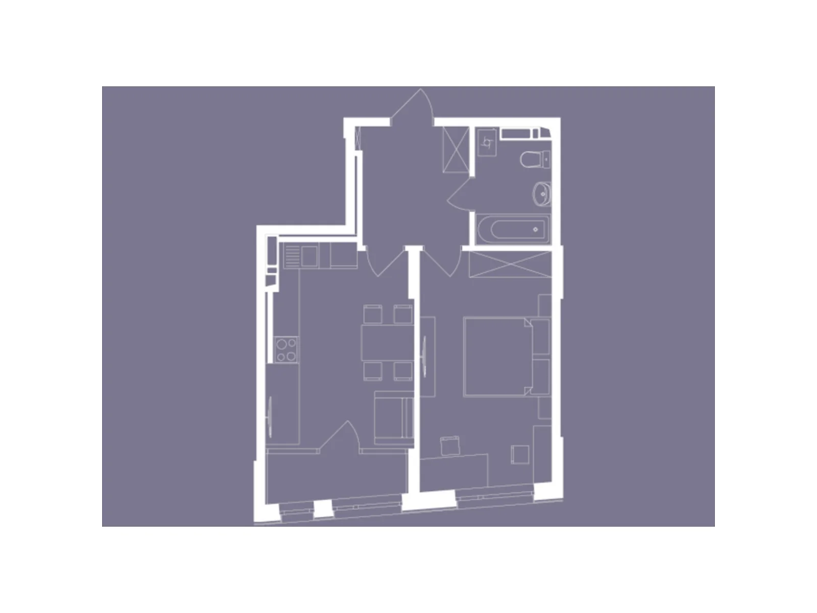 Продається 1-кімнатна квартира 42.5 кв. м у Києві, Столичне шосе, 1Б - фото 1