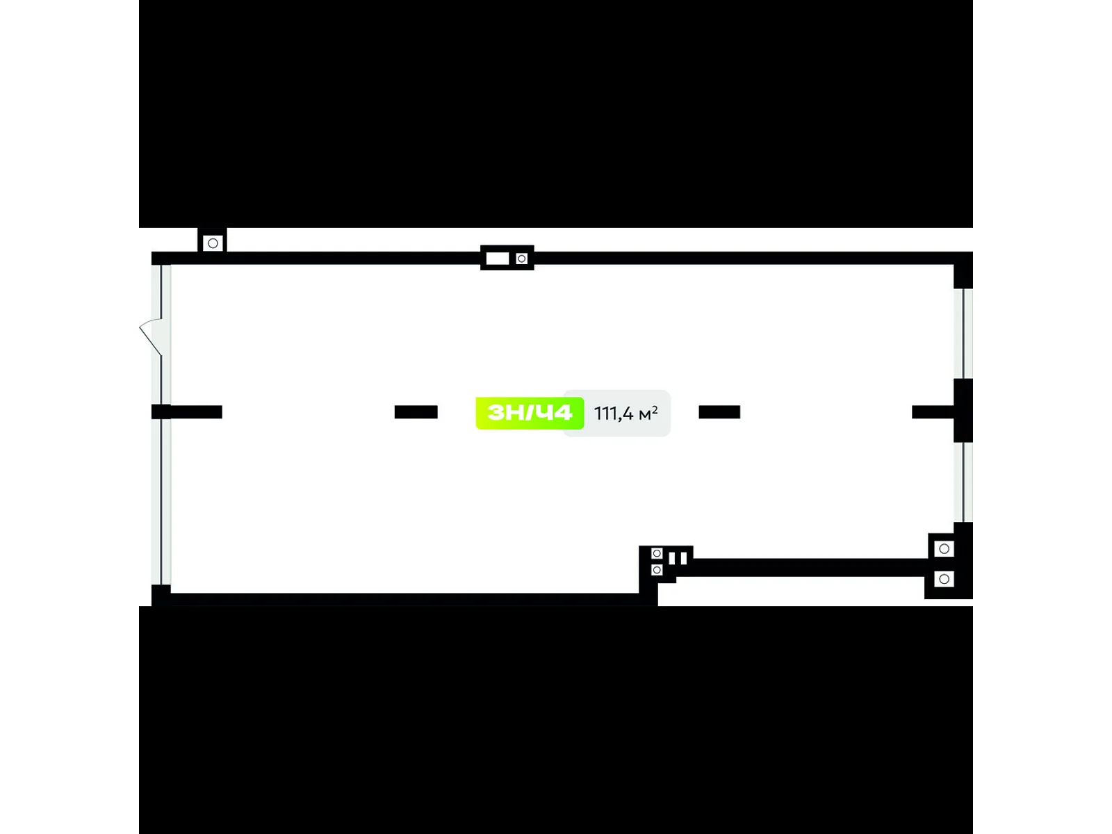 Продается офис 111.4 кв. м в бизнес-центре, цена: 267360 $ - фото 1