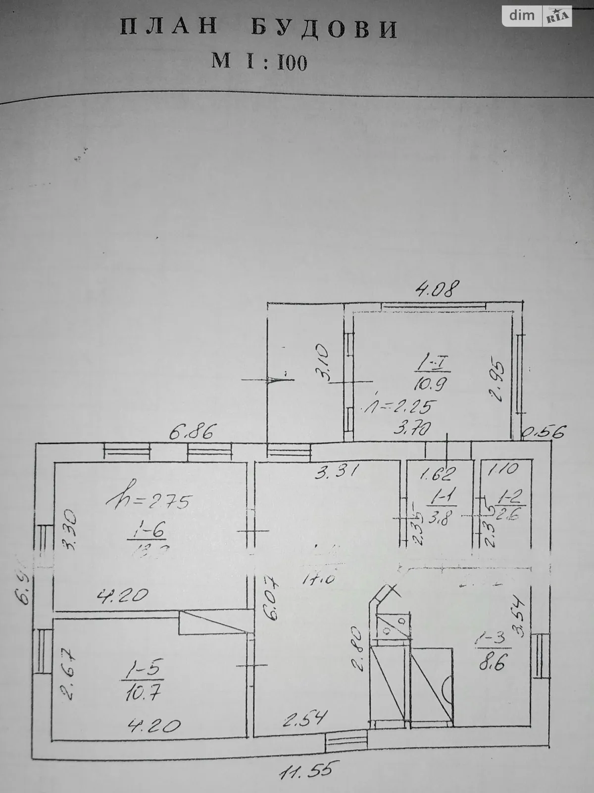 Продається одноповерховий будинок 68.1 кв. м з садом, цена: 13000 $ - фото 1