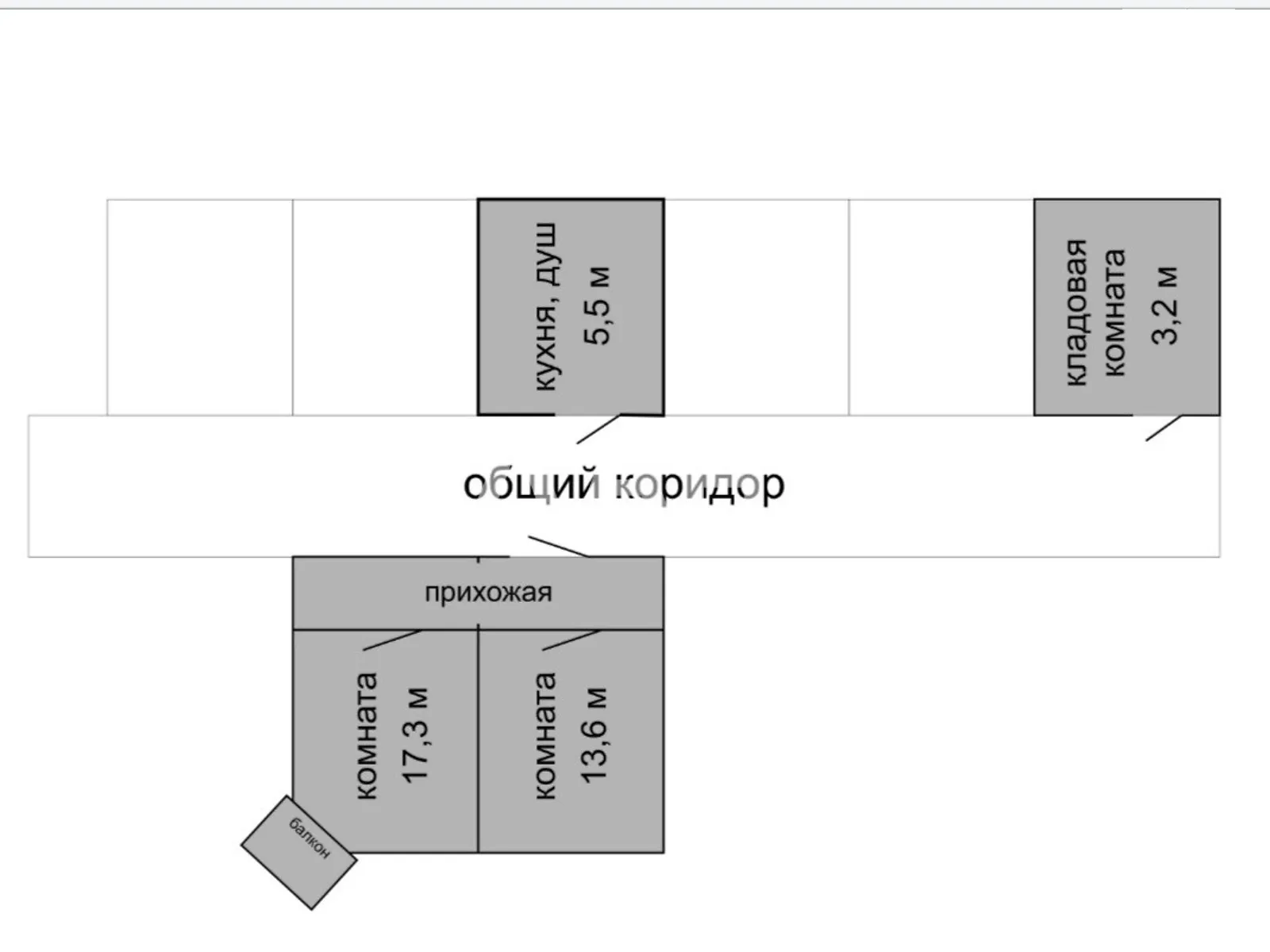 Продается комната 59 кв. м в Одессе, цена: 30000 $ - фото 1